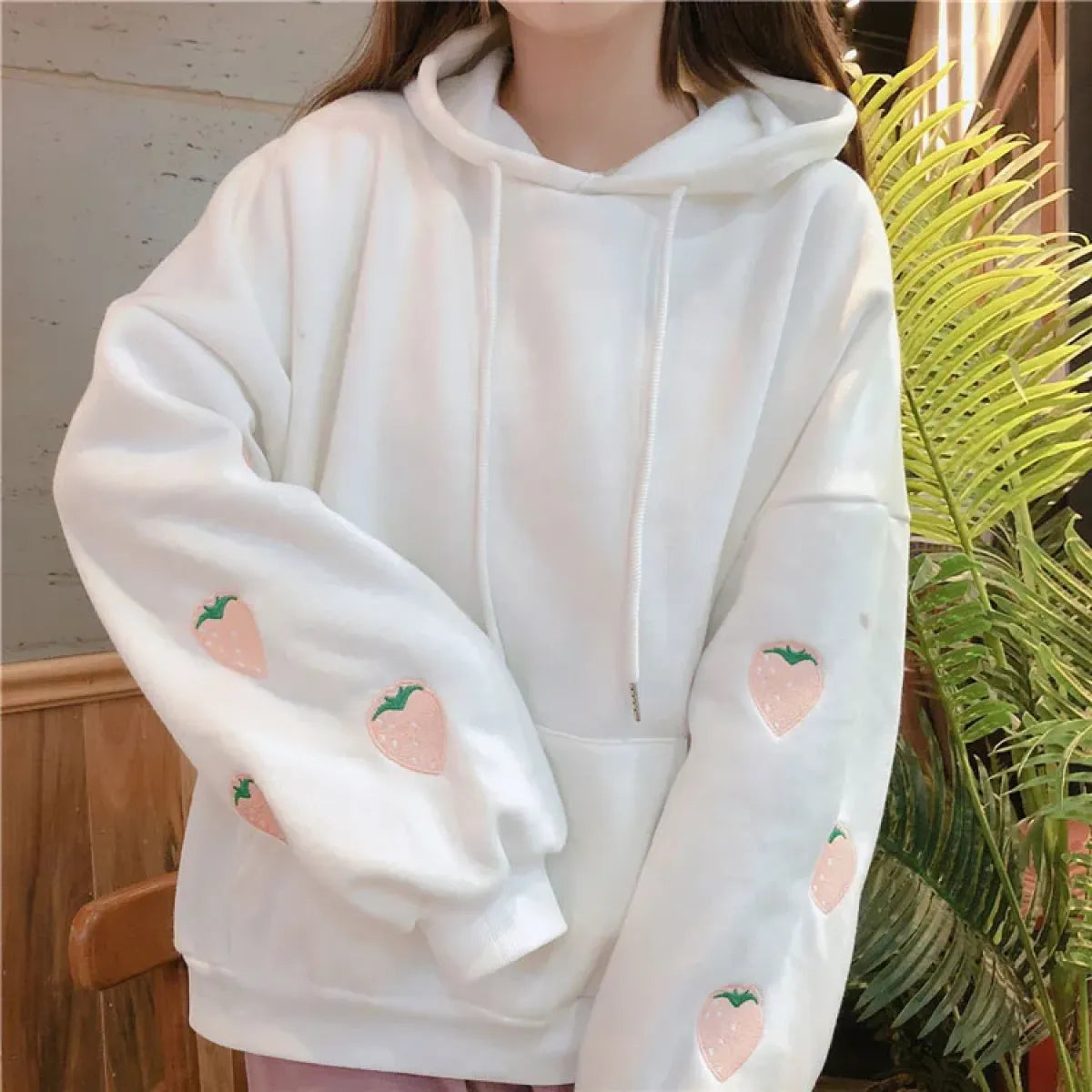 Kawaii Strawberry Hoodie
