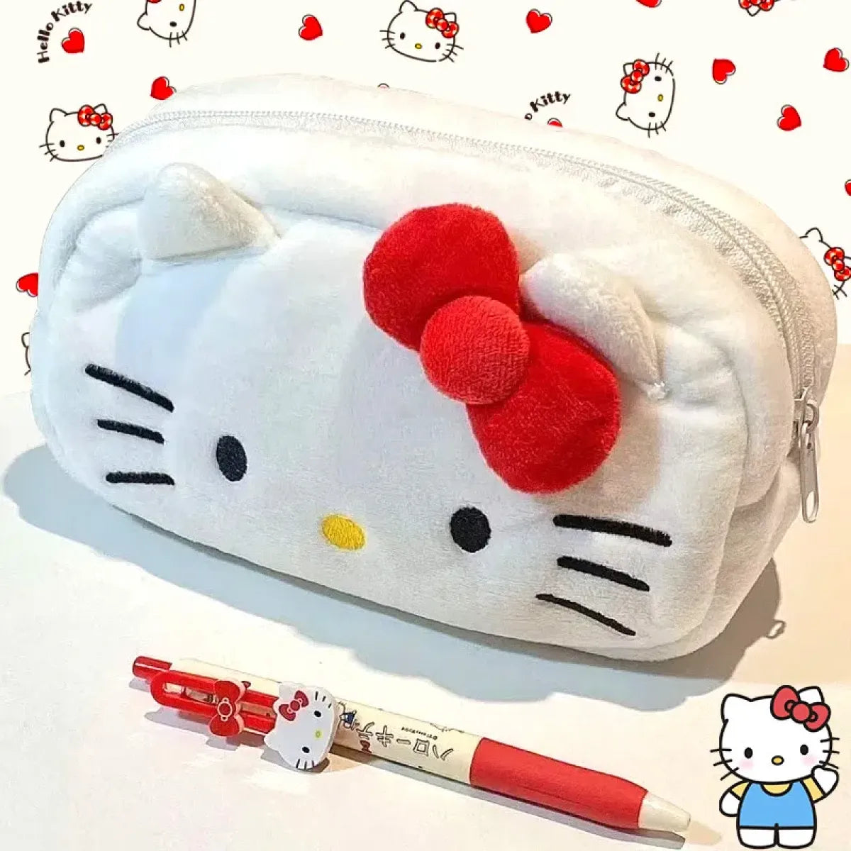 Hello Kitty Pochacco Large Plush Bag - Fluffy & Cute