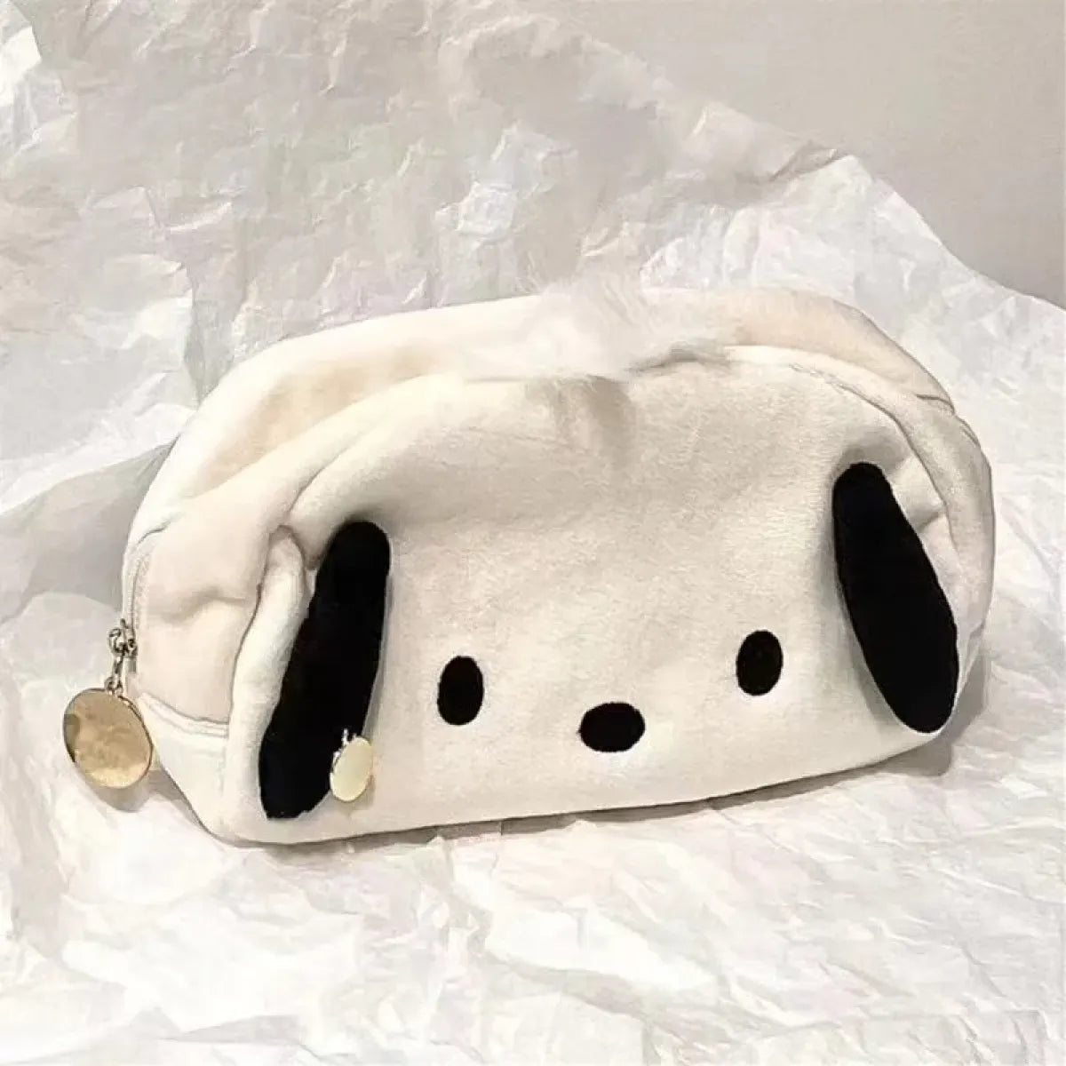 Hello Kitty Pochacco Large Plush Bag - Fluffy & Cute