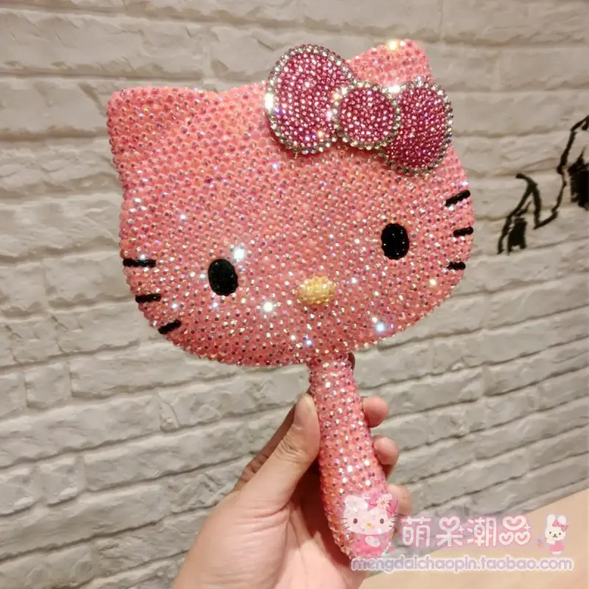 Hello Kitty Rhinestone Bling Makeup Mirror