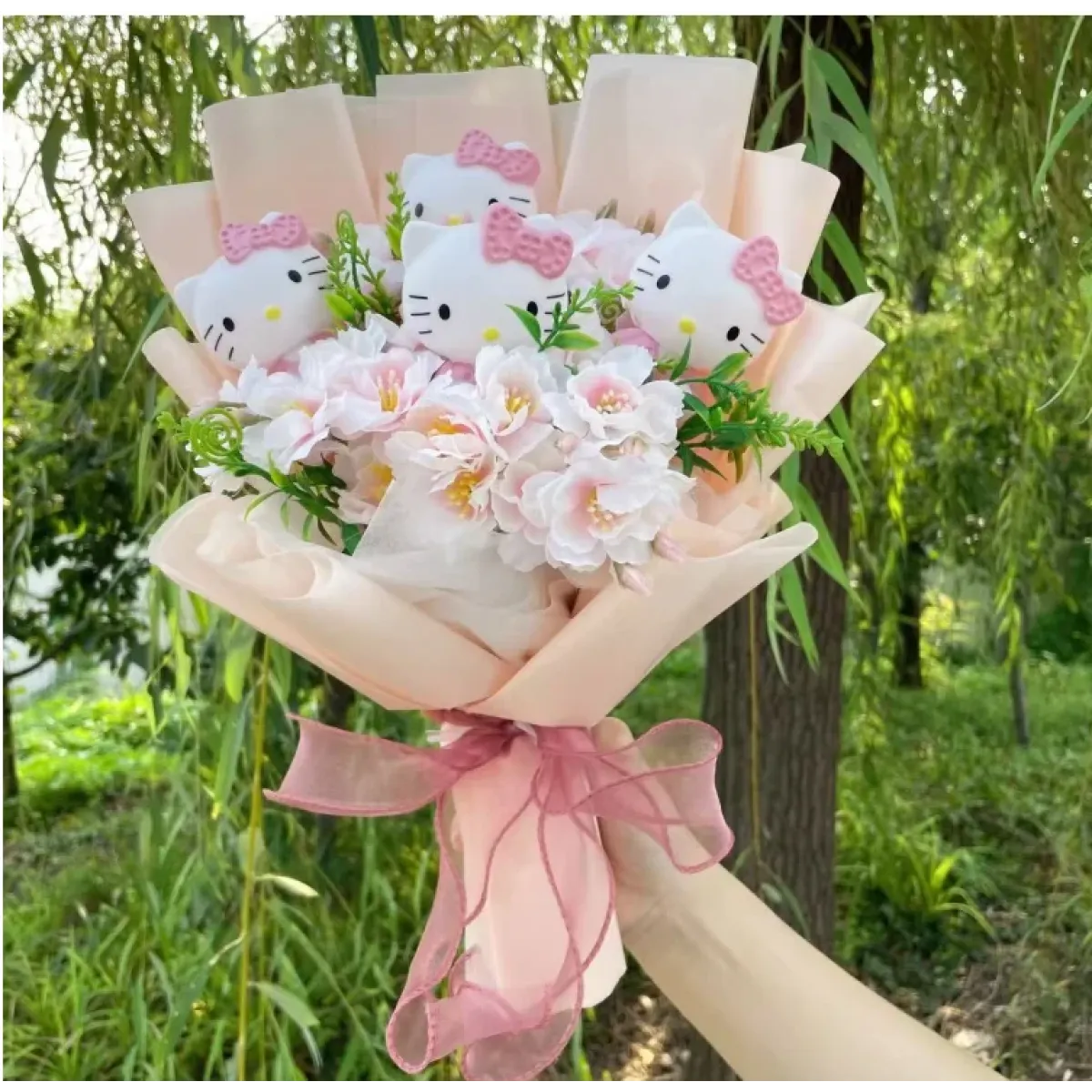 Hello Kitty Sanrio Character Bouquet – Kawaii Gift for Valentine’s, Birthday