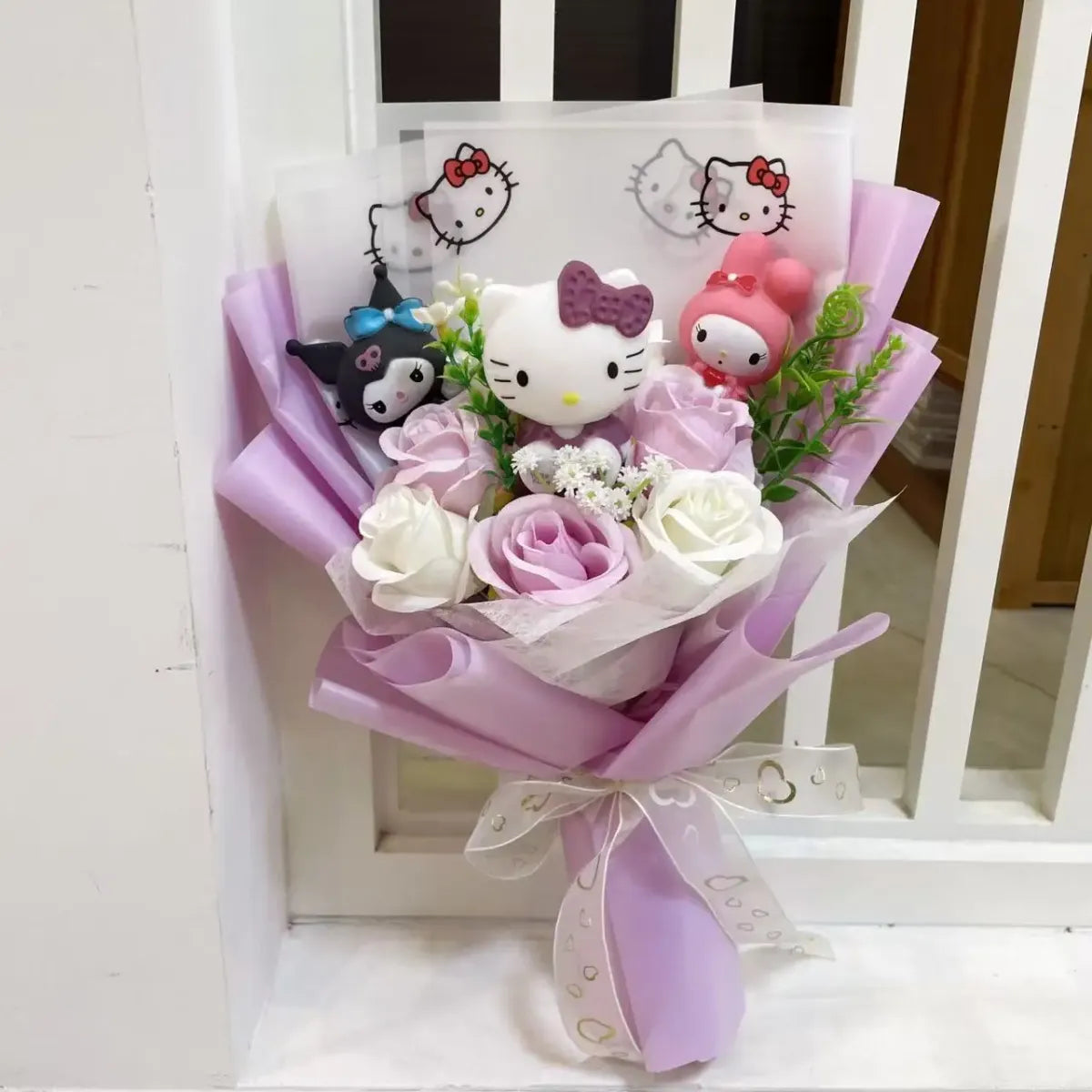 Hello Kitty Sanrio Character Bouquet – Kawaii Gift for Valentine’s, Birthday