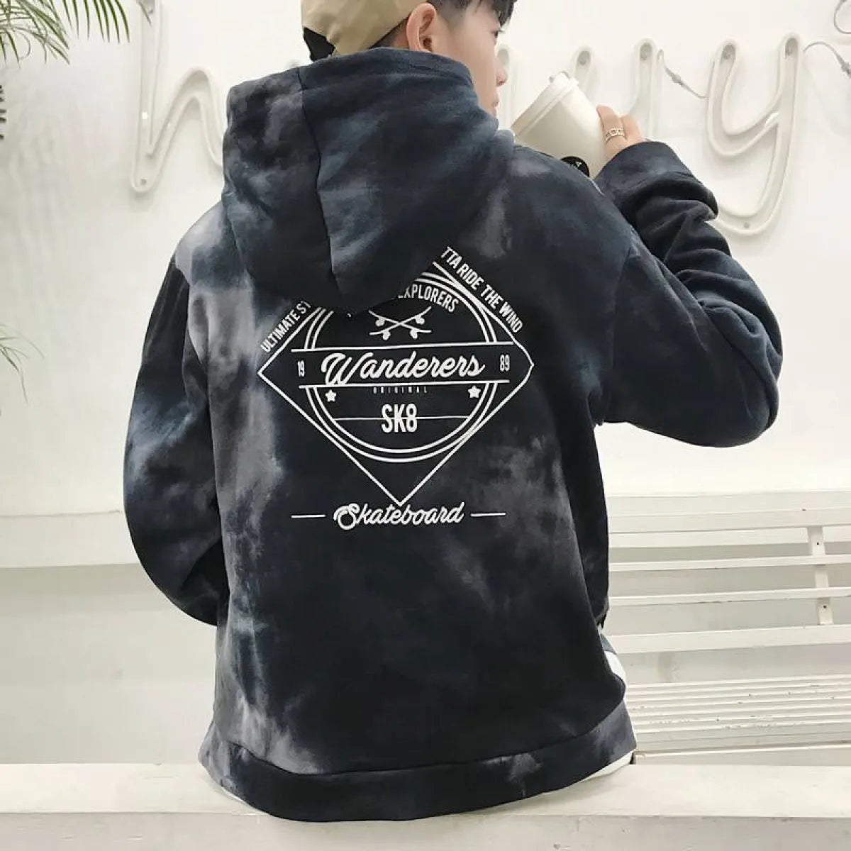 Korean Fashion Acid Hoodie