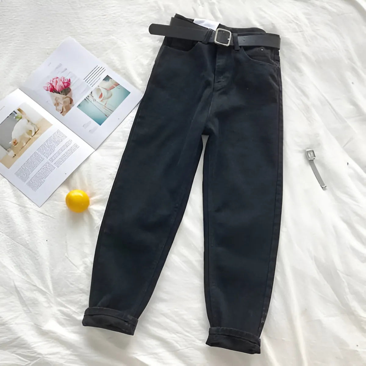 Korean High Waist Jeans