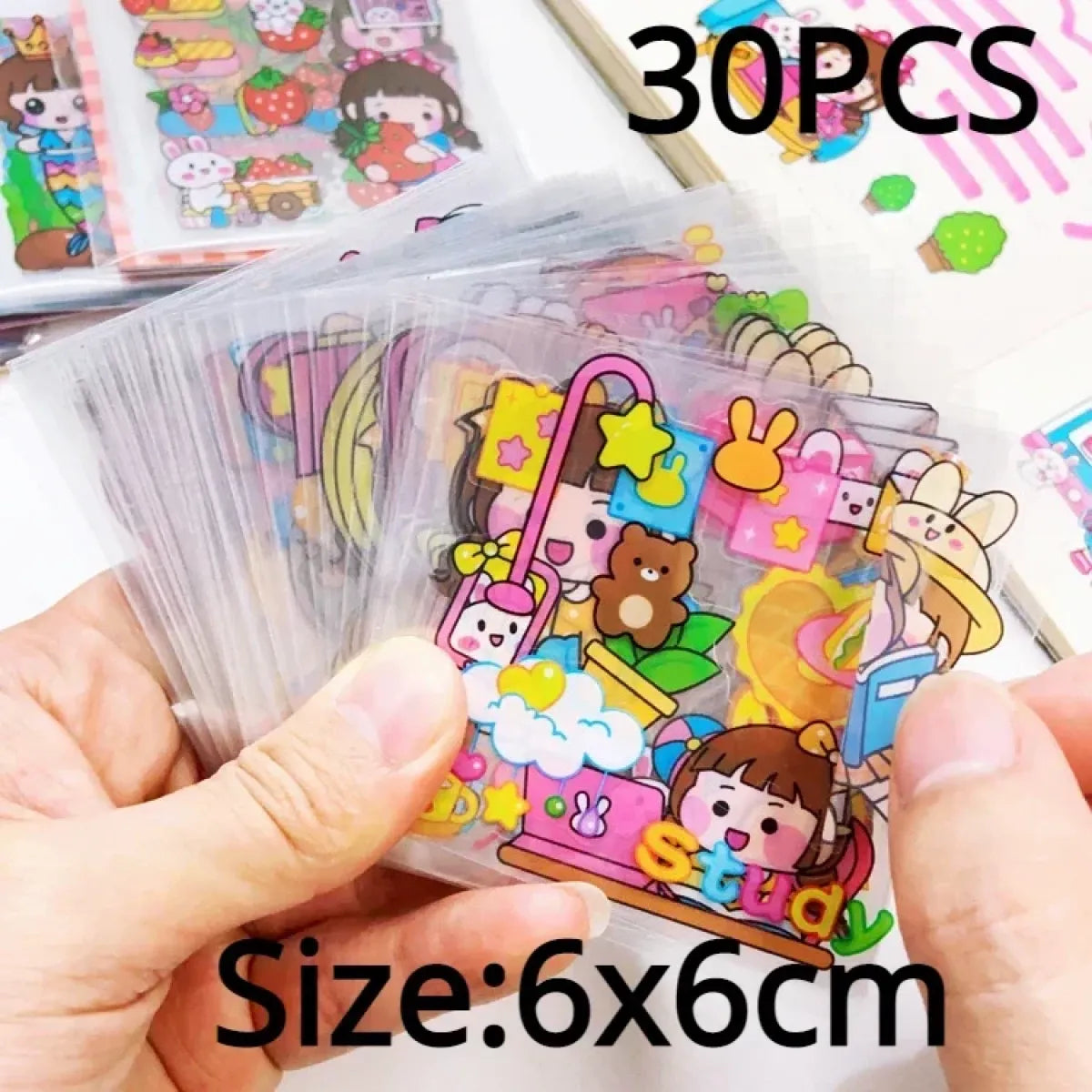 Korean Kawaii Sticker Pack - Laser-Cut for Albums & DIY