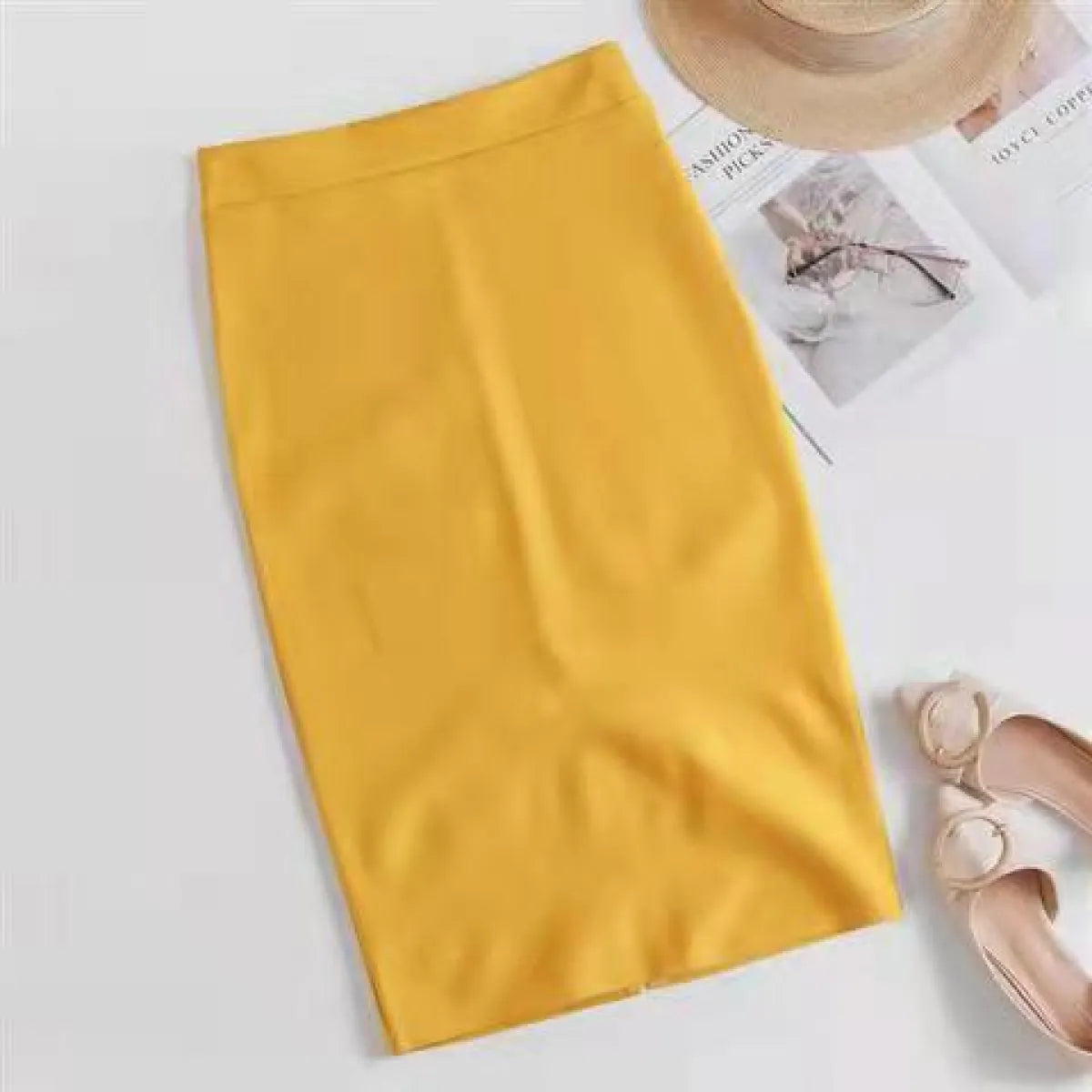 Korean Slim Stretch Pencil Skirts