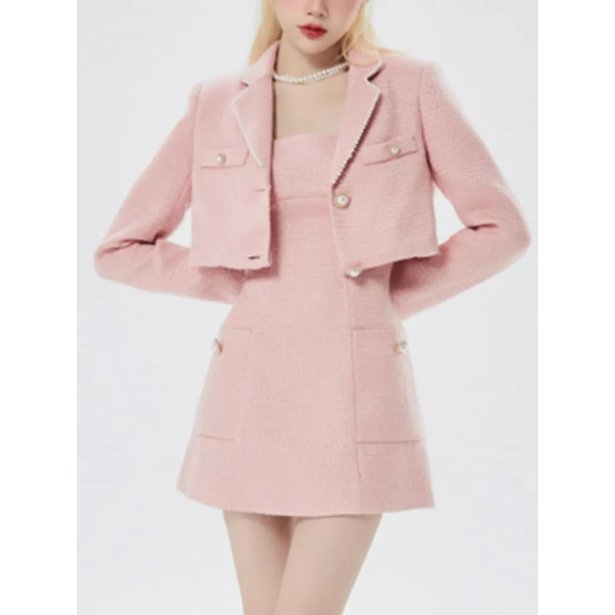 Korean Style Mini Dress Set