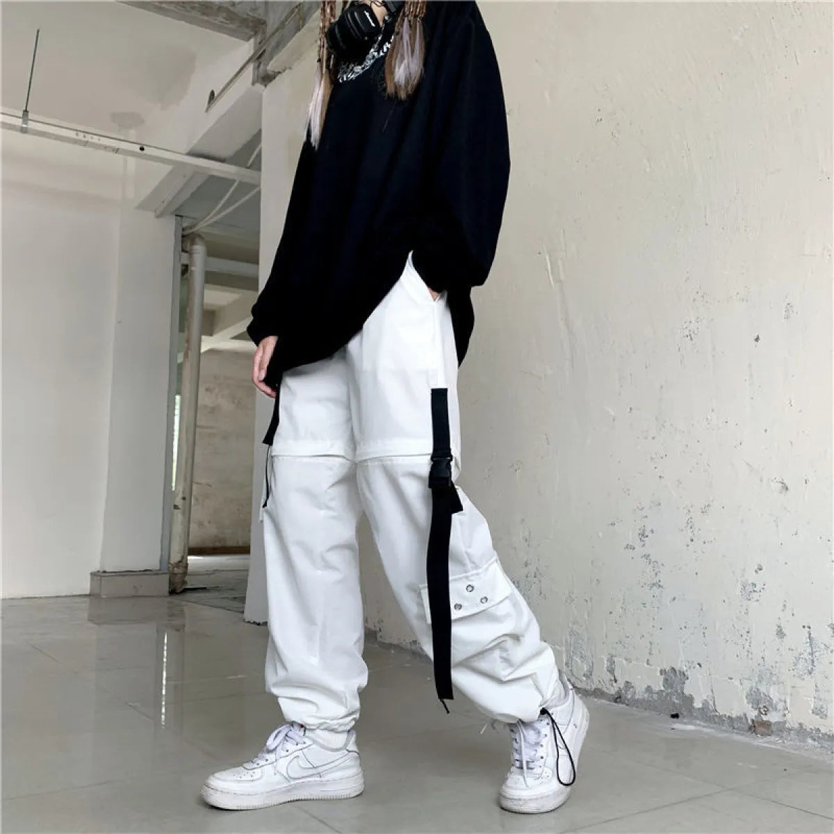 Korean Techwear Cargo Pants
