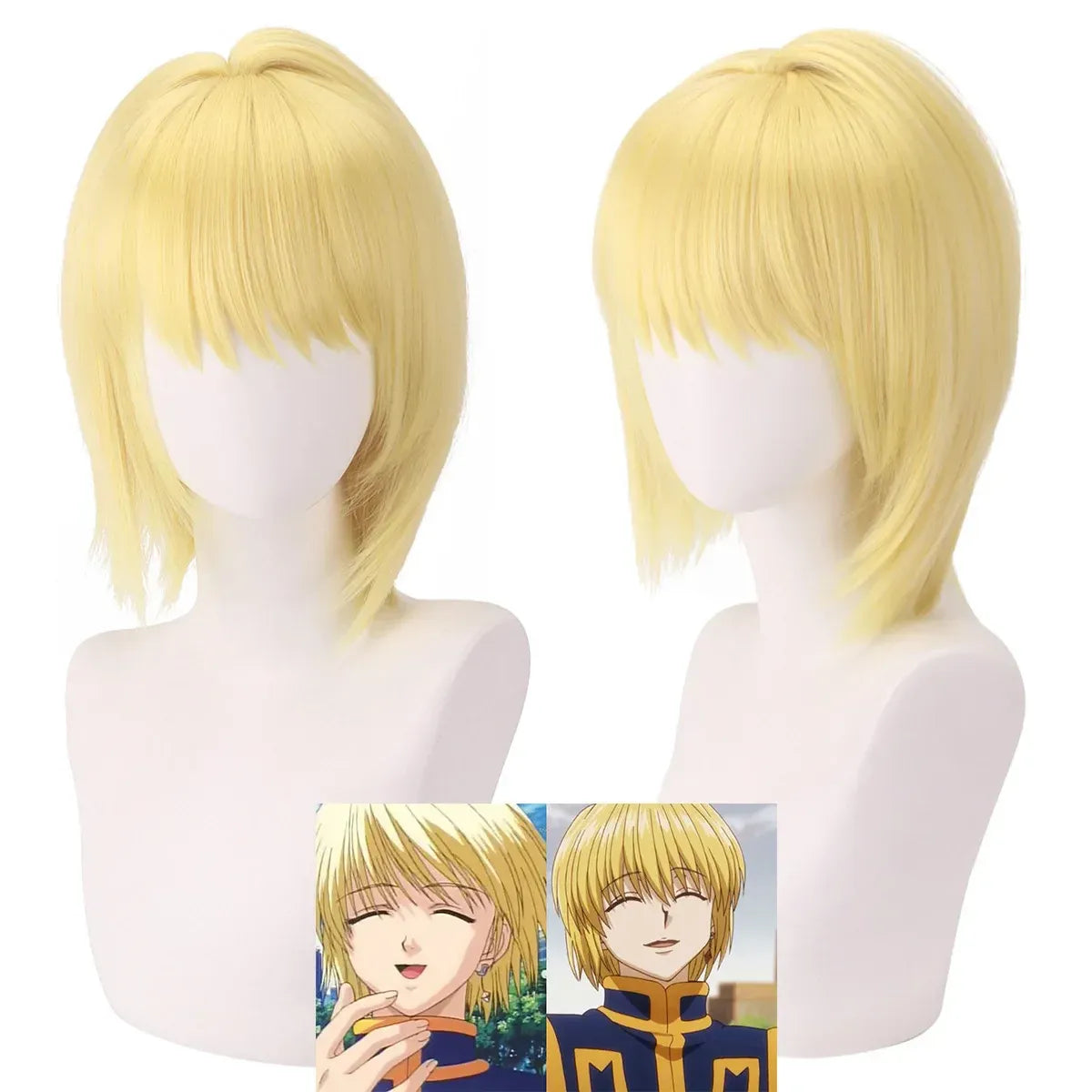 Kurapika Cosplay Costume – Hunter x Hunter Outfit with Wig & Chains