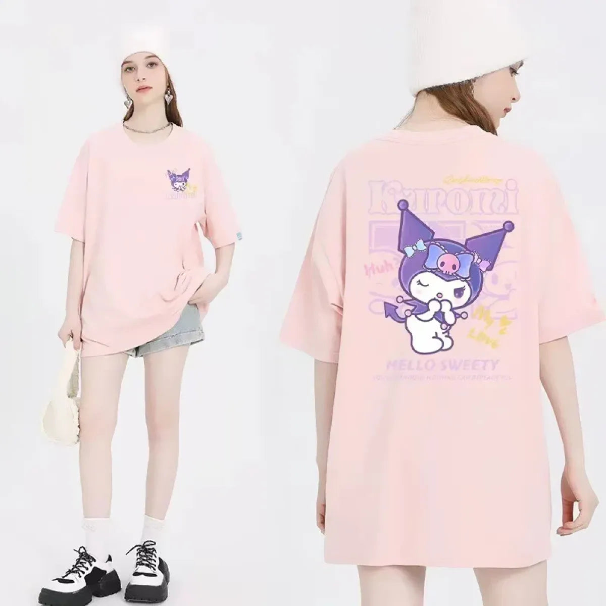 Harajuku Kuromi Graphic T-Shirt