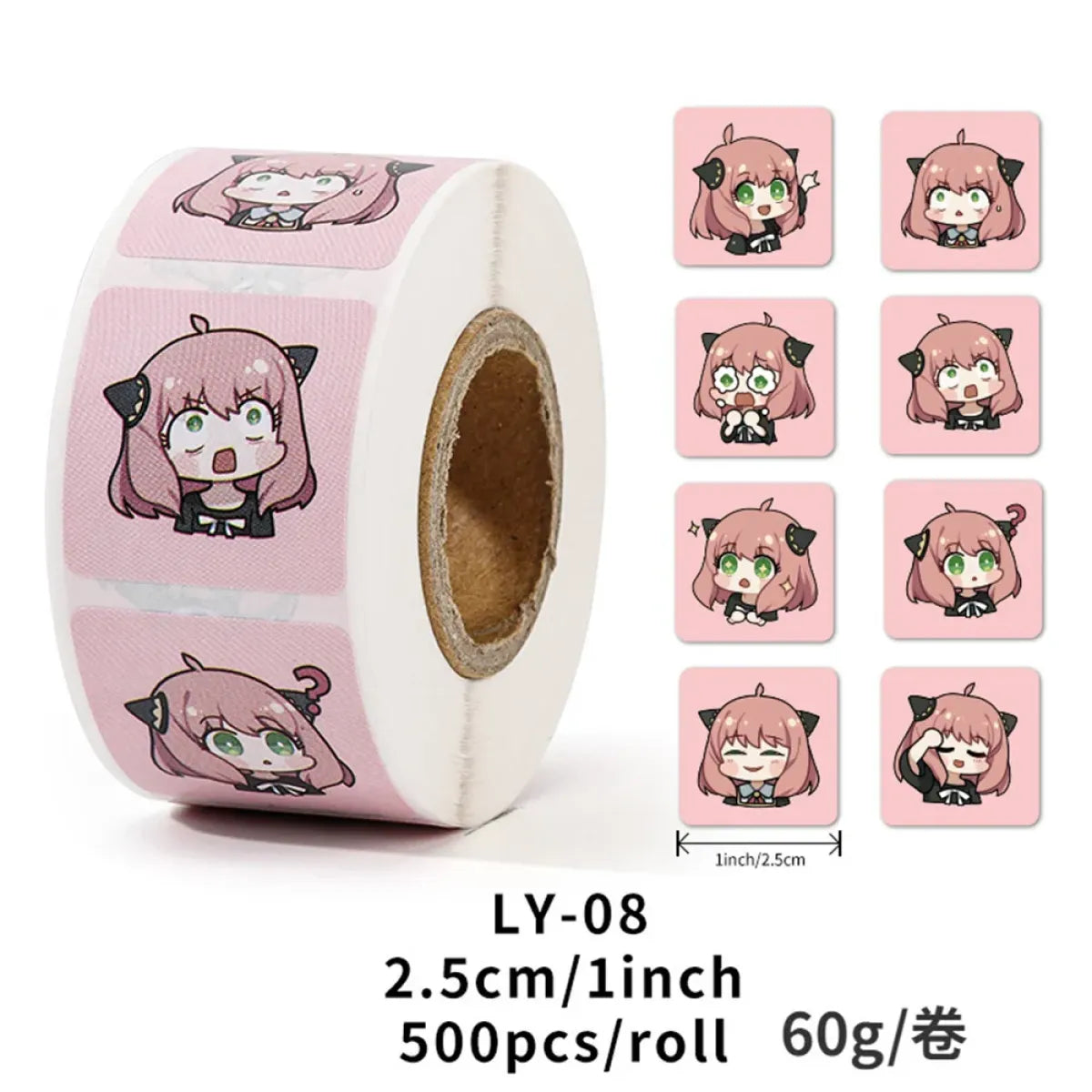 500PCS Cute Kuromi, Pochacco, My Melody Cartoon Stickers