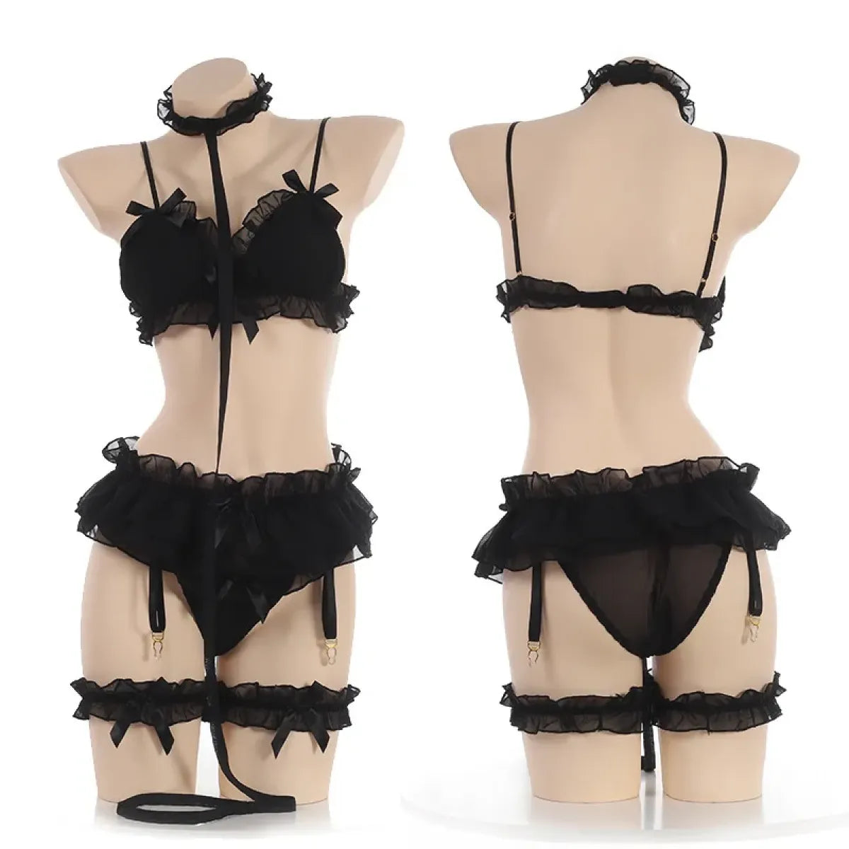 Lace Ruffle Maid Lingerie