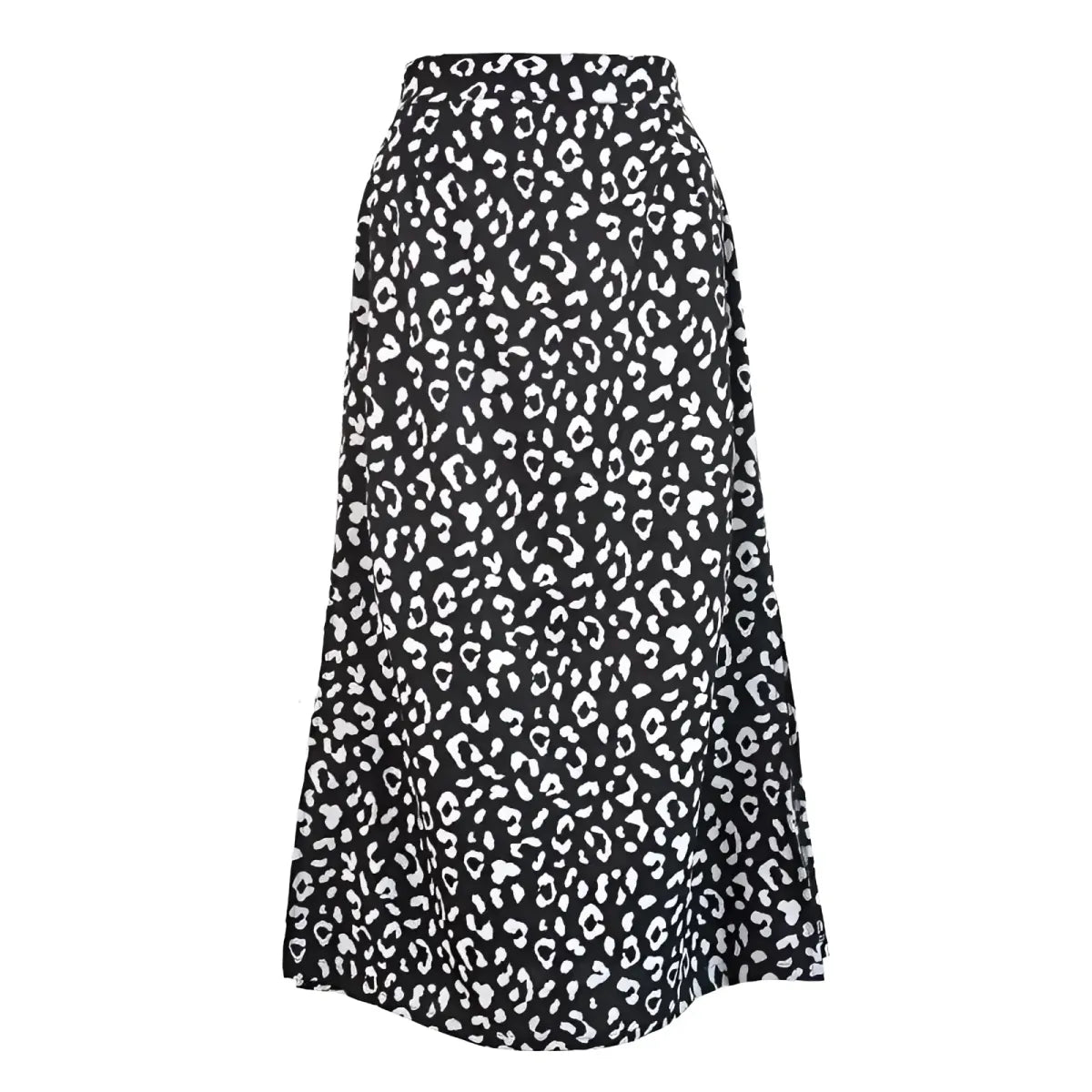 Leopard Pattern Midi Skirts