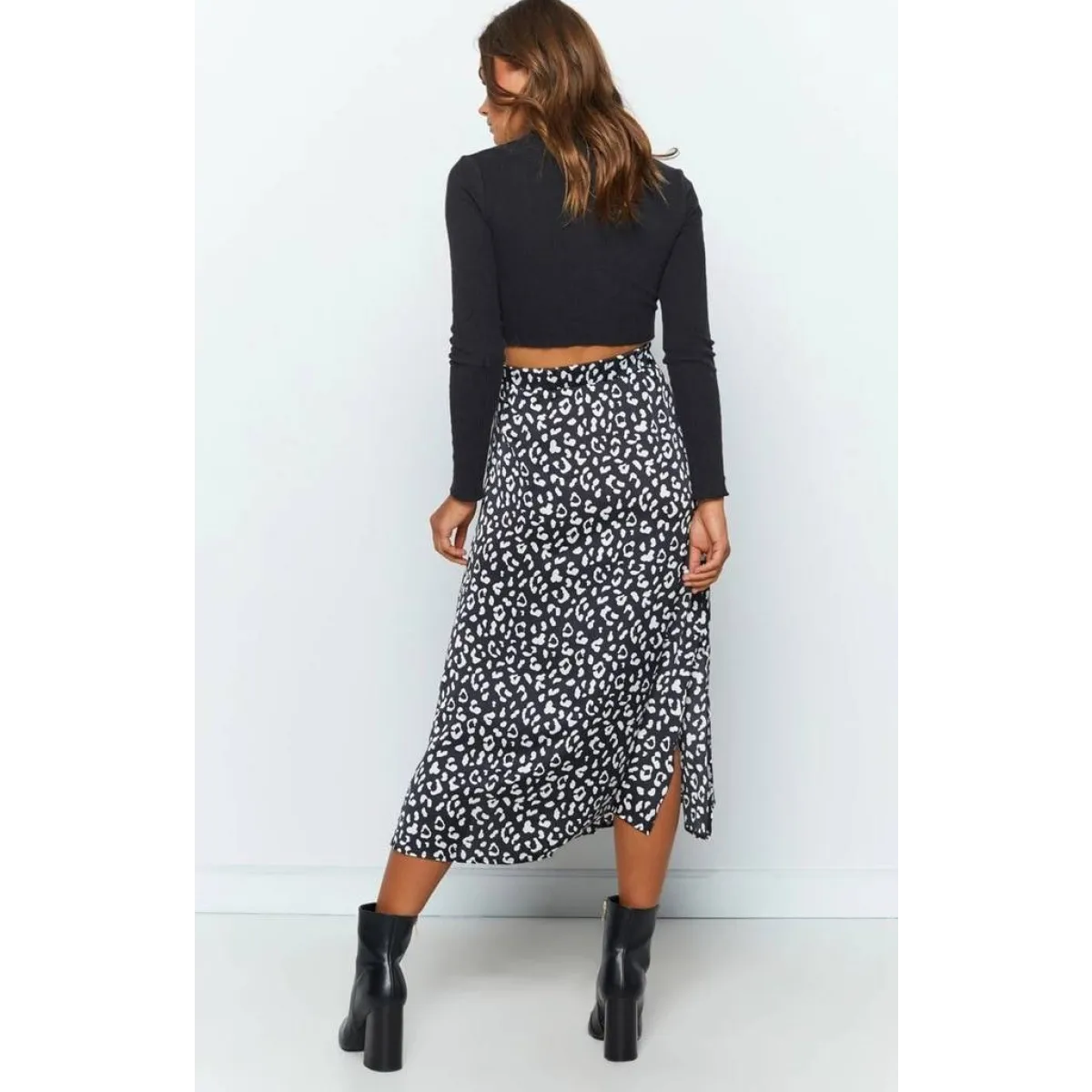 Sexy Leopard Wrap Skirt