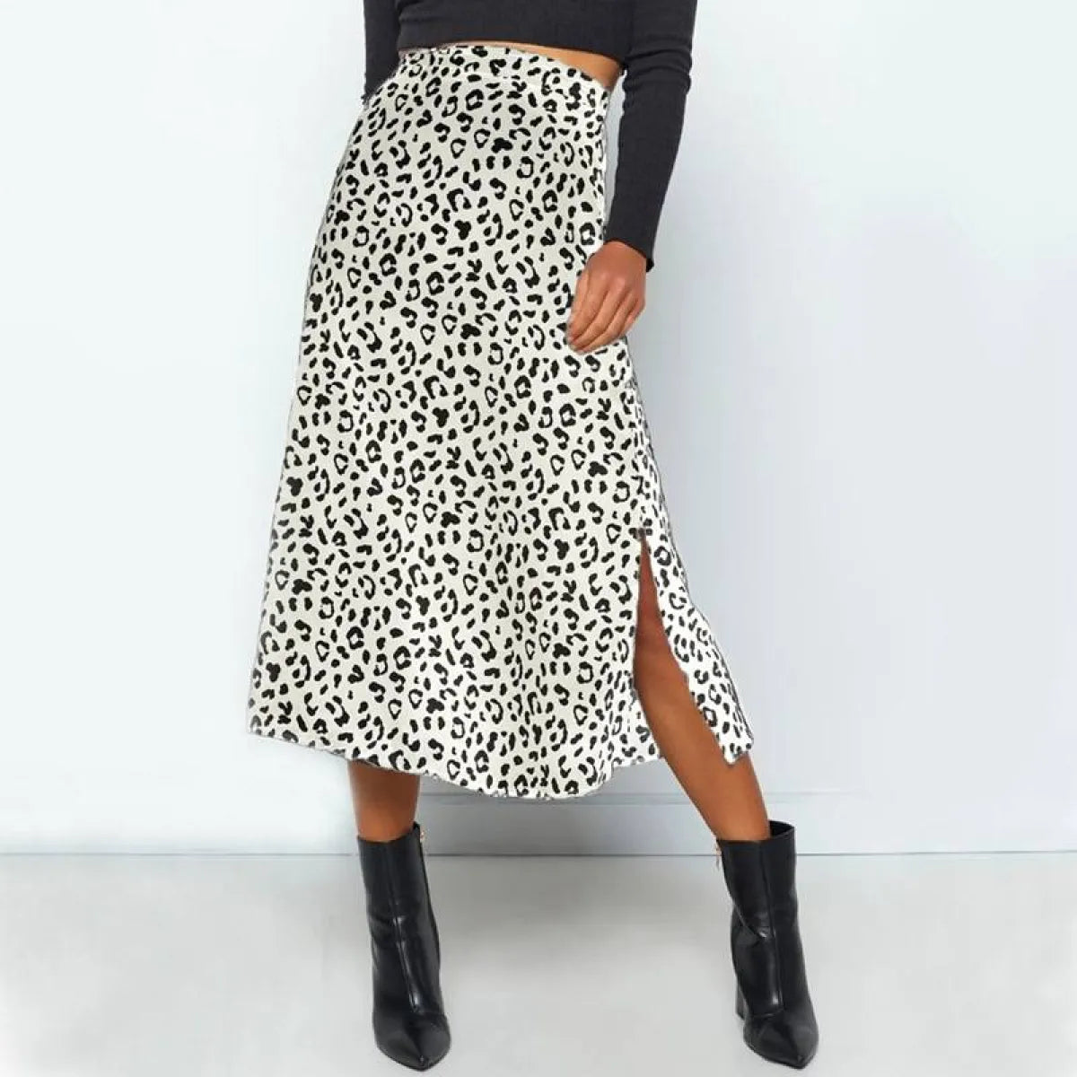 Sexy Leopard Wrap Skirt
