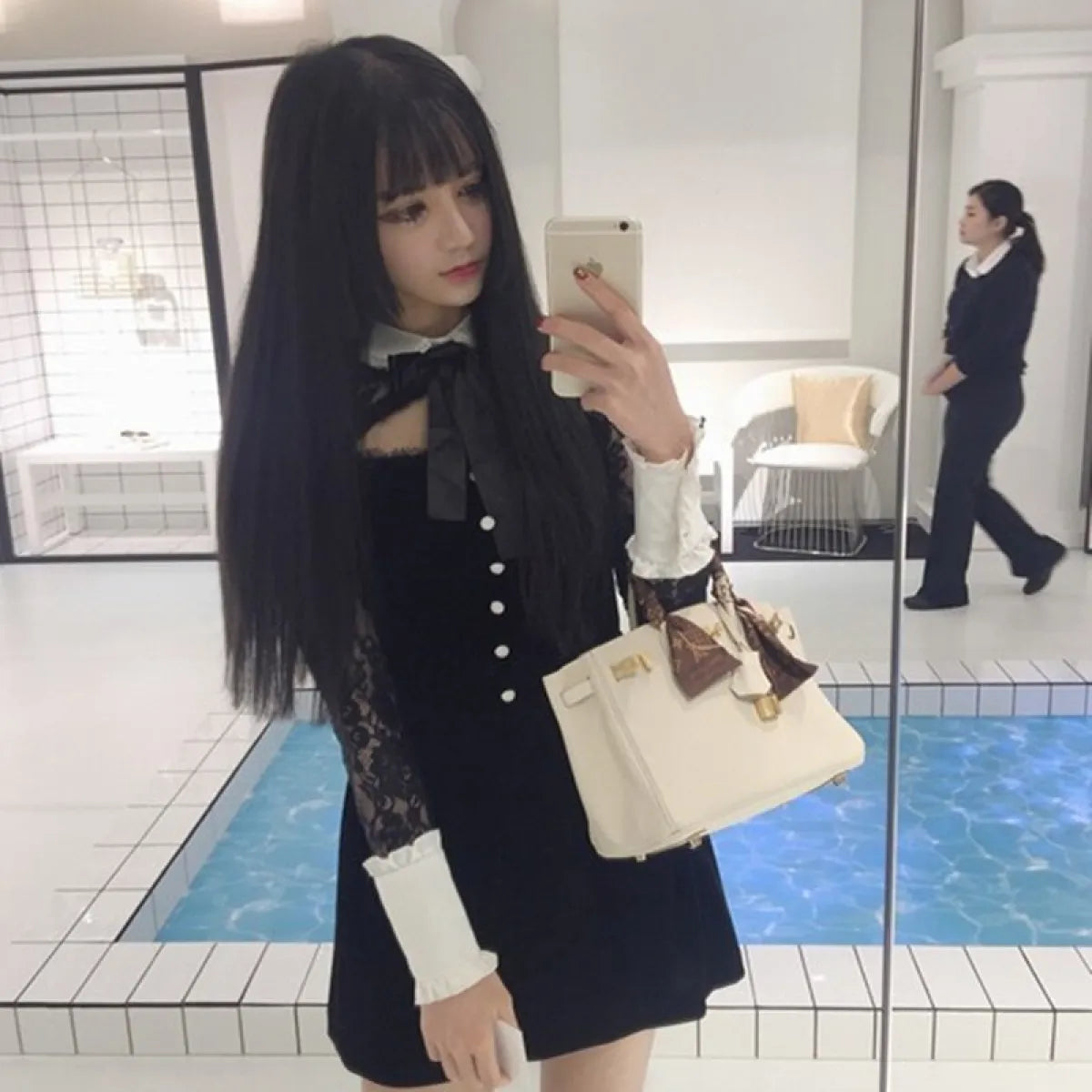 Lolita Hollow Lace Dress