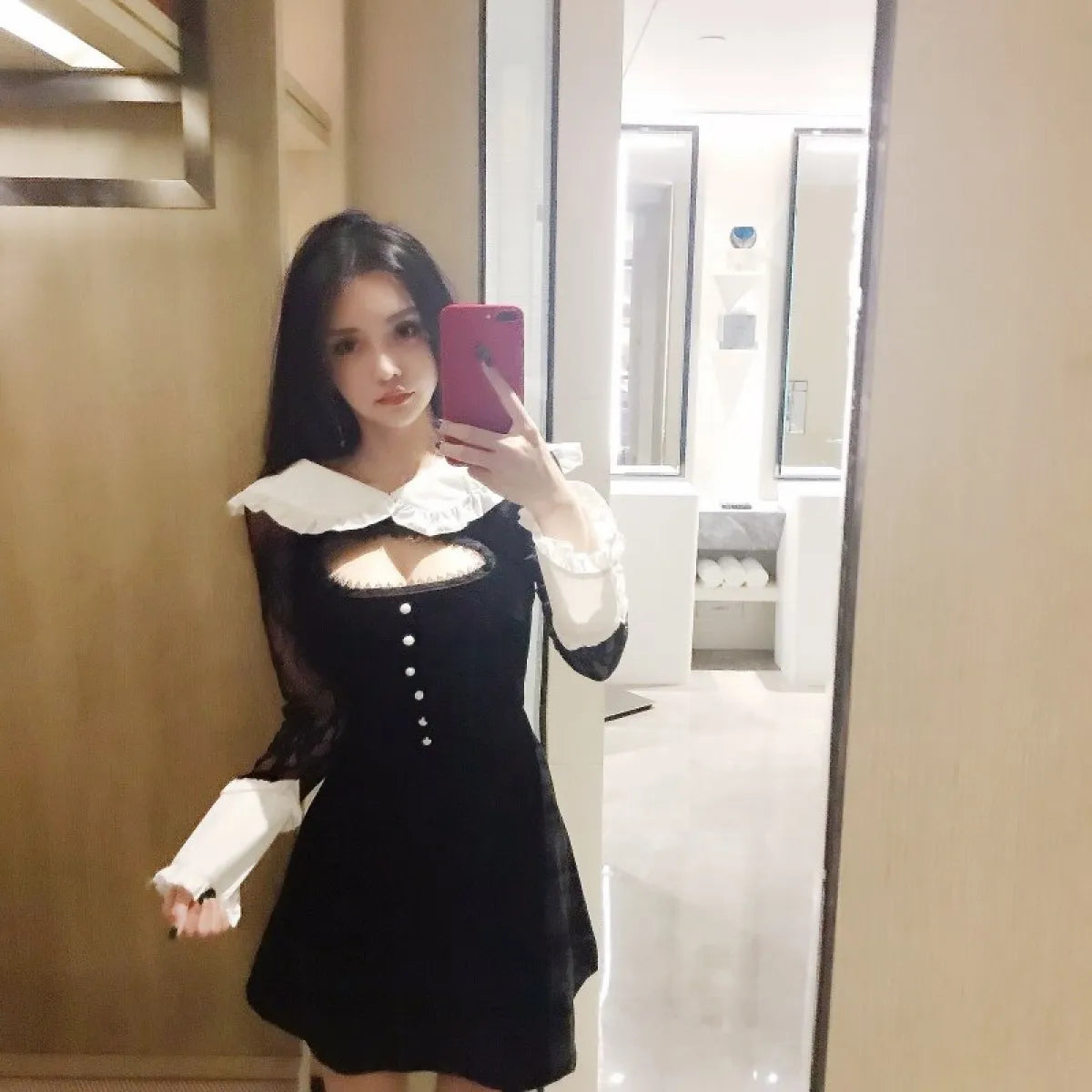 Lolita Hollow Lace Dress