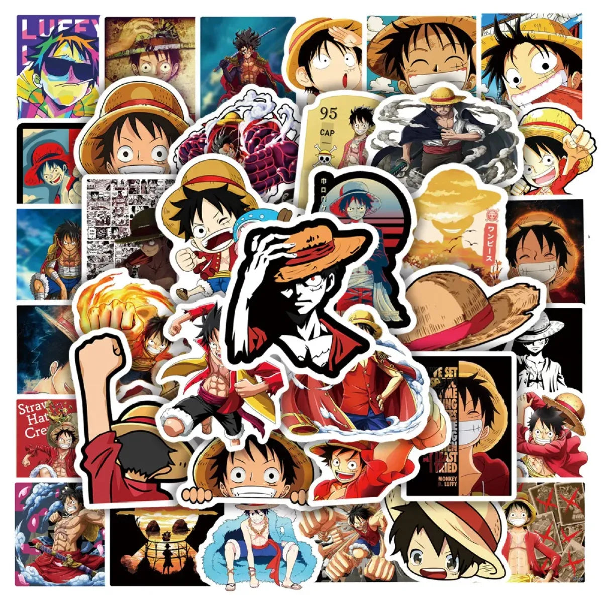 ONE PIECE Stickers - Luffy, Zoro, Chopper