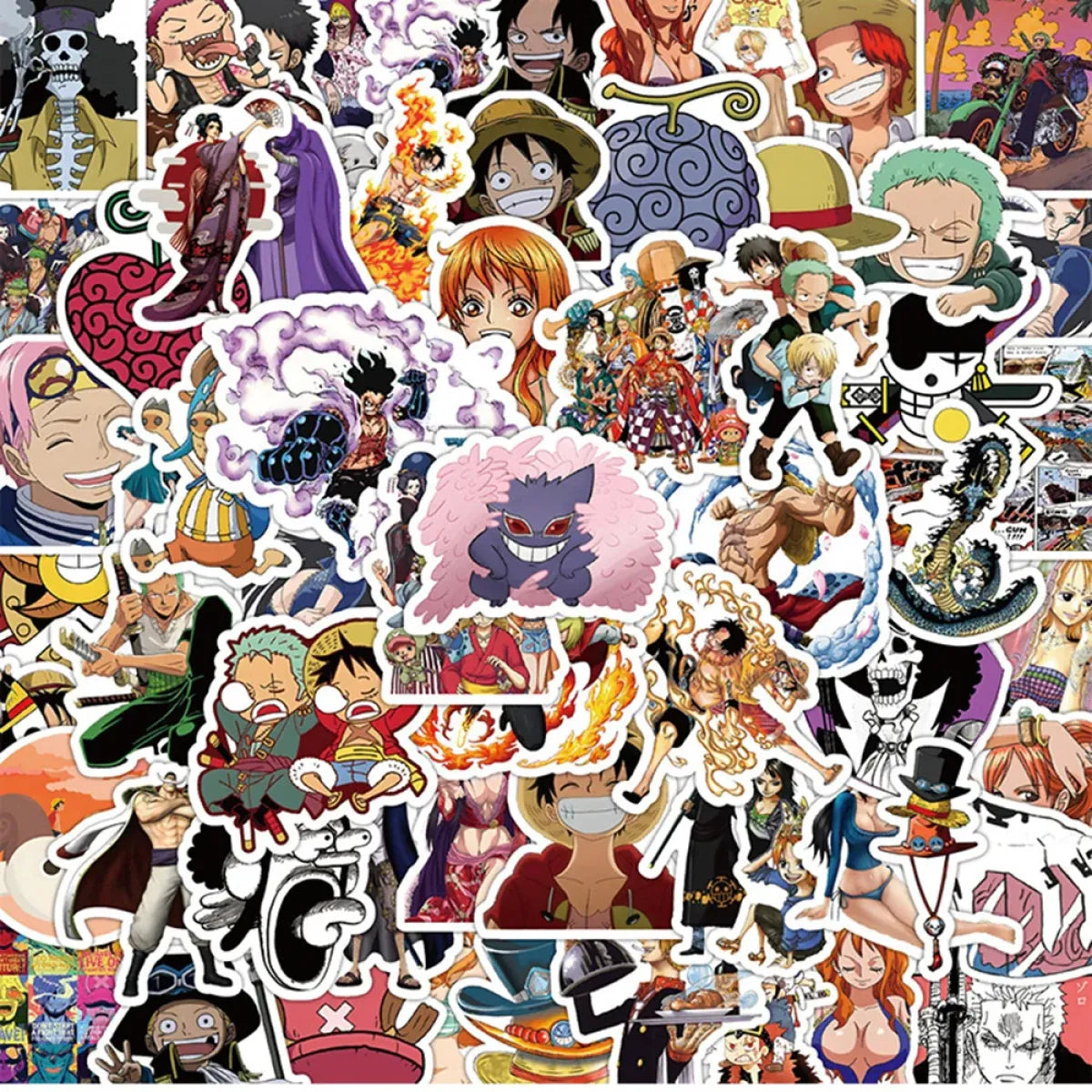 ONE PIECE Stickers - Luffy, Zoro, Chopper