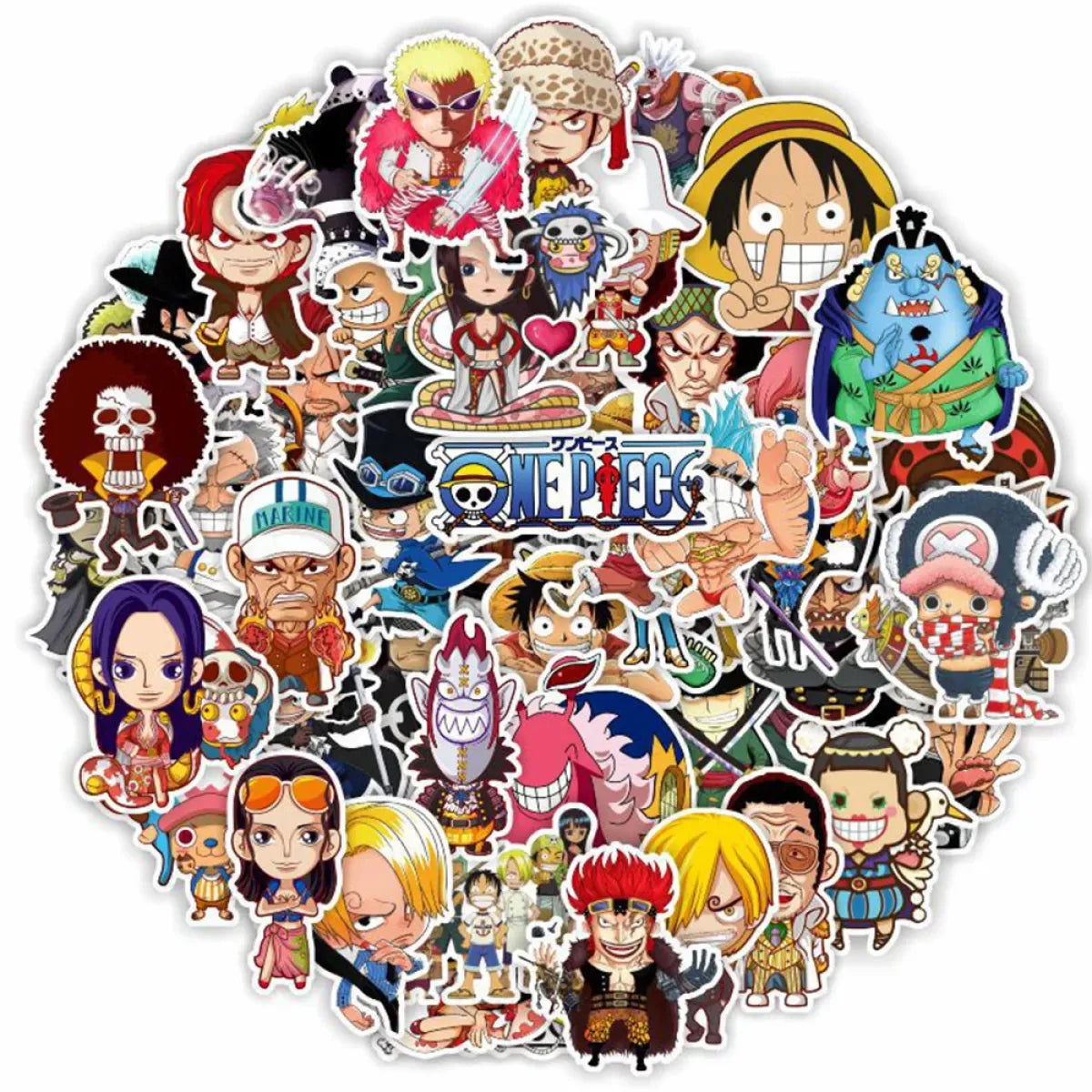 ONE PIECE Stickers - Luffy, Zoro, Chopper