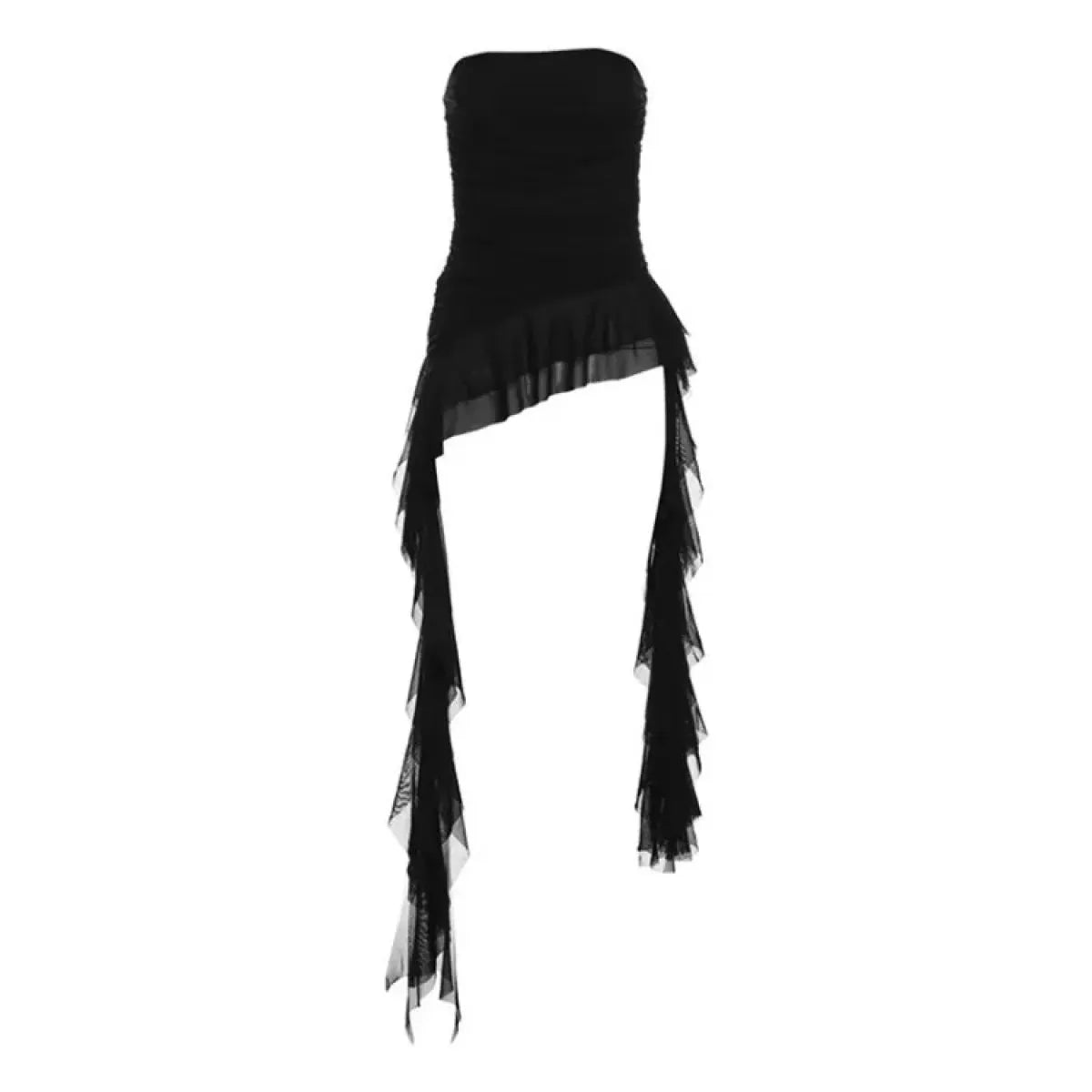 Strapless Ruffle Hem Top – Harajuku Summer Fairy Kei Style