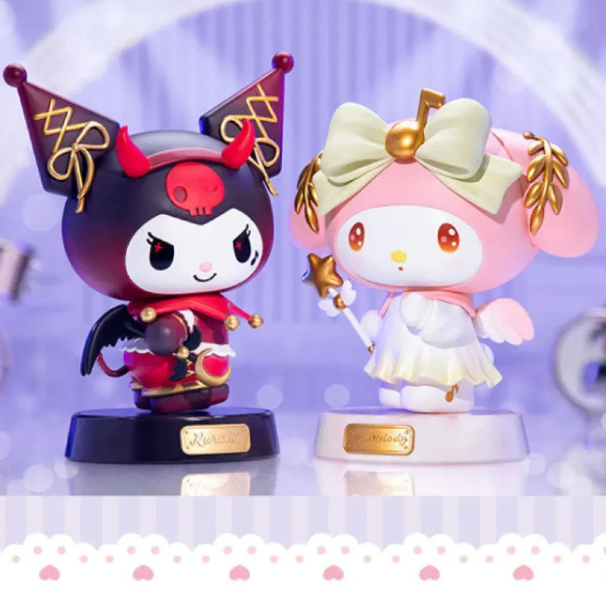 Kuromi & My Melody Anime Figures – Kawaii Sanrio Desk Ornaments