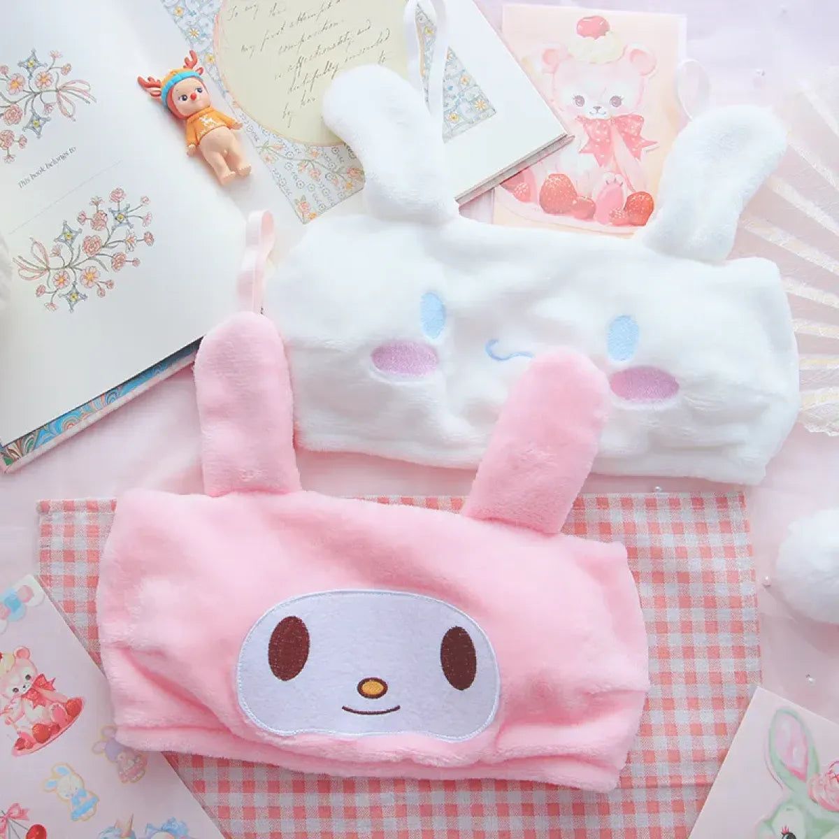 My Melody Cinnamoroll Pajama Two Piece Set