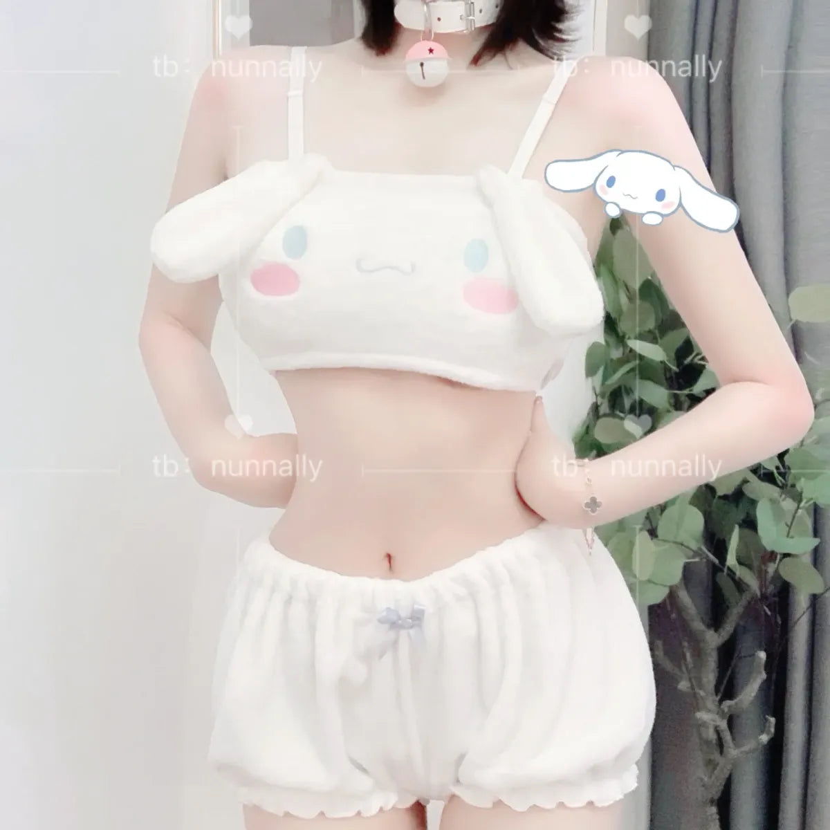 My Melody Cinnamoroll Pajama Two Piece Set