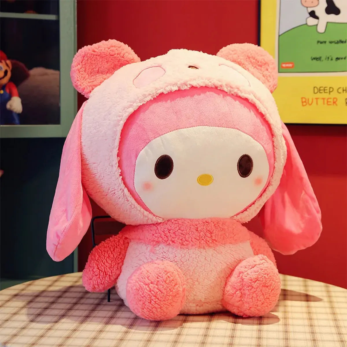 Oversized My Melody Panda Plush Pillow