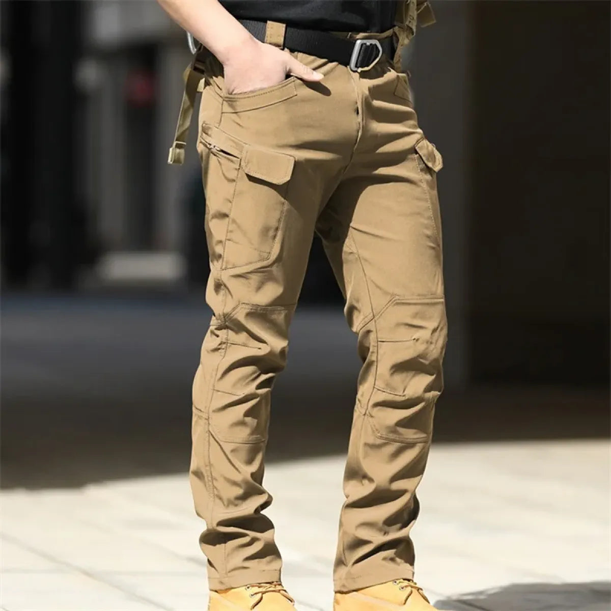 Men's Cargo Pants – Waterproof, Multi-Pocket Casual Trousers
