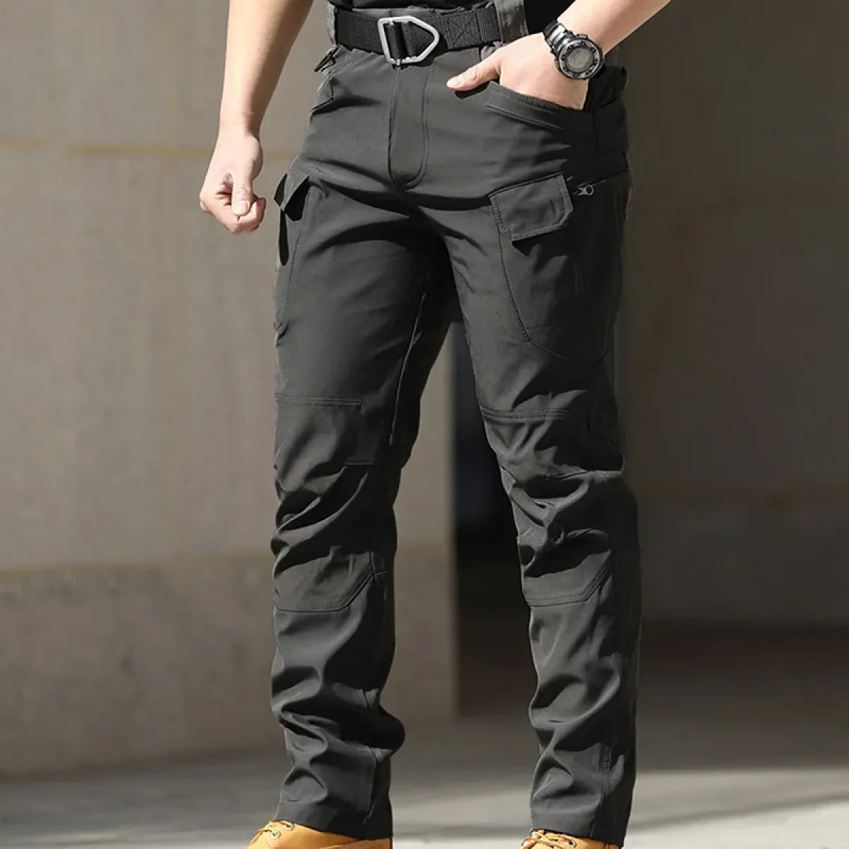 Men's Cargo Pants – Waterproof, Multi-Pocket Casual Trousers
