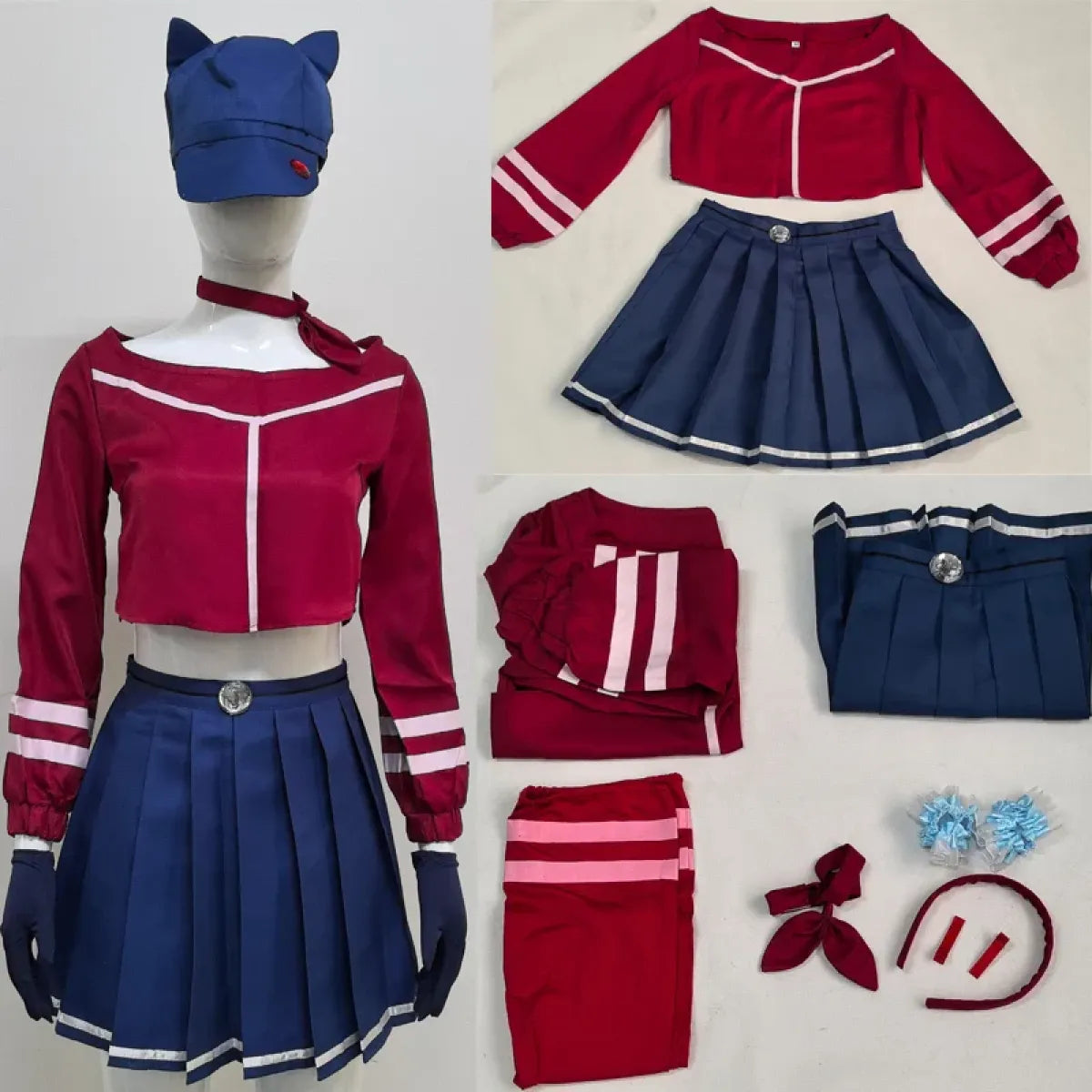 Mita Mira Cosplay School Uniform β MiSide Yandere JK Set for Girls & Women