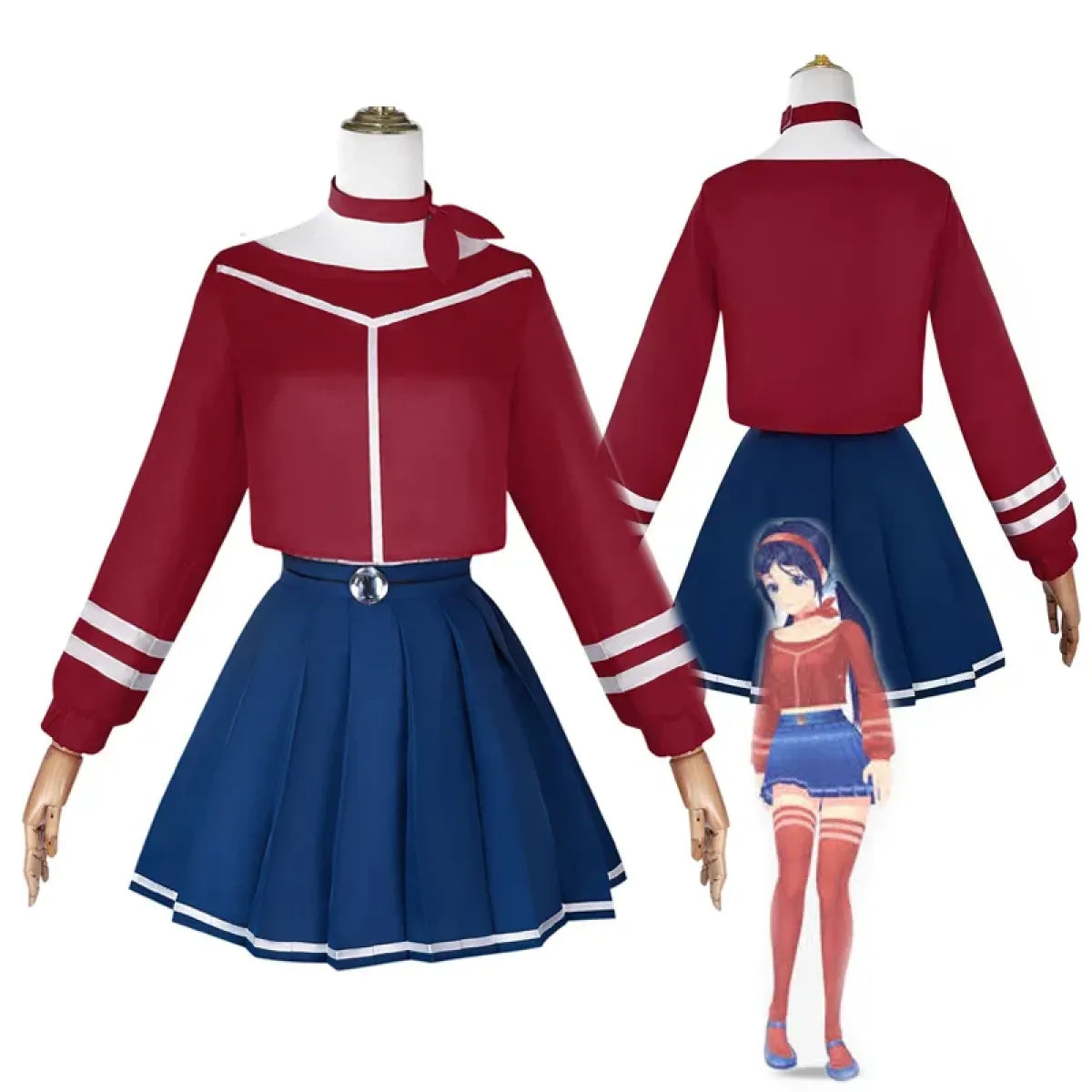 Mita Mira Cosplay School Uniform β MiSide Yandere JK Set for Girls & Women