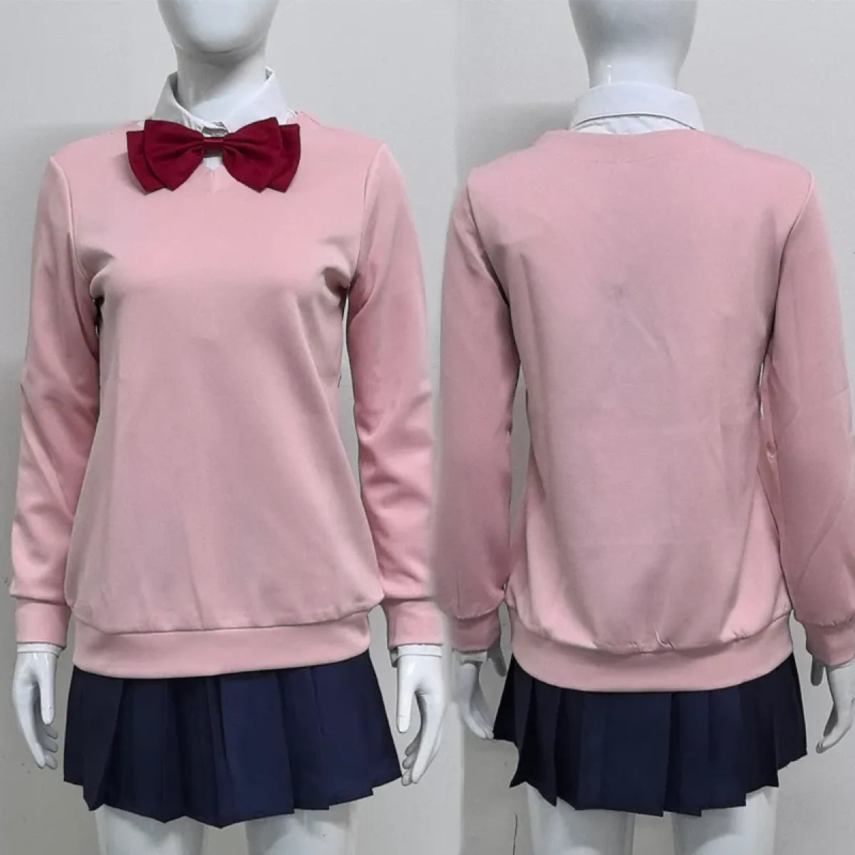 Momo Ayase Cosplay Costume – Dandadan School Uniform Set with Accessories