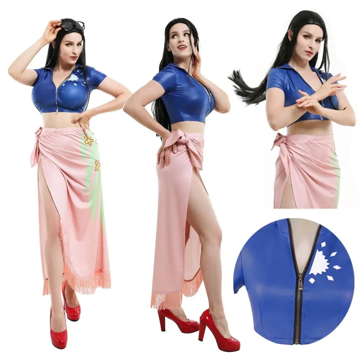 Nico Robin Cosplay Costume – One Piece Top and Skirt Outfit