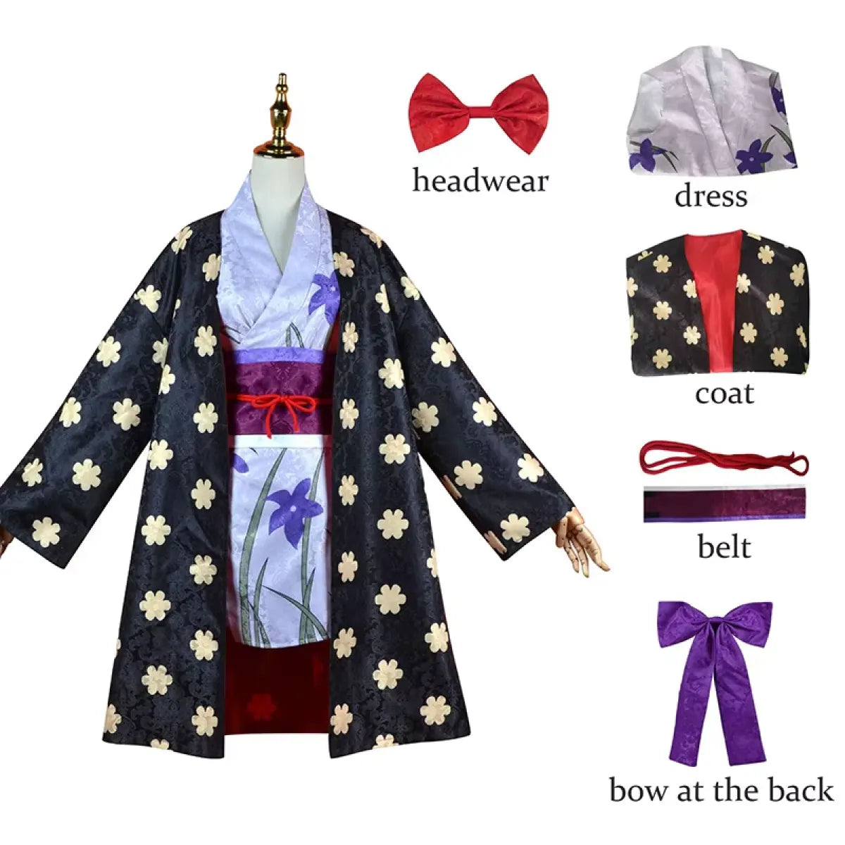 Nico Robin Miss All-Sunday Kimono Costume – One Piece Cosplay