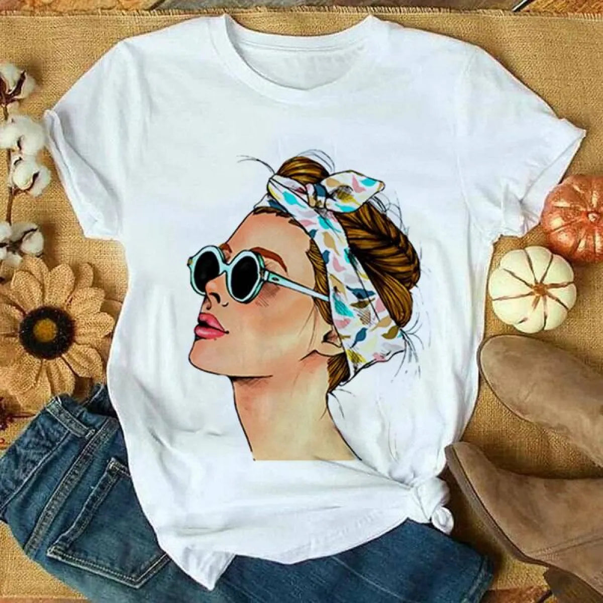 O-Neck Harajuku T-shirt