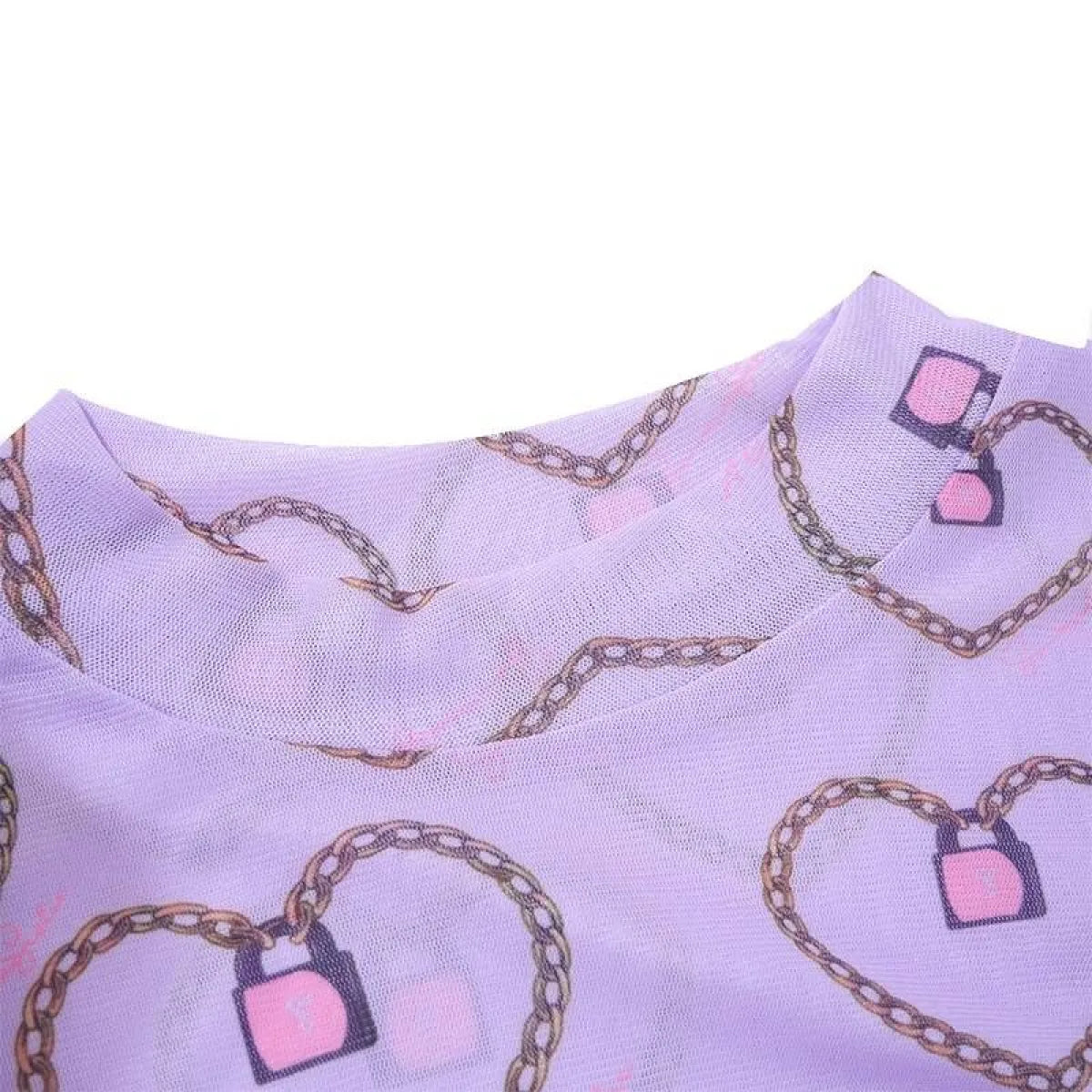 Pastel Gothic Mesh Bodysuit