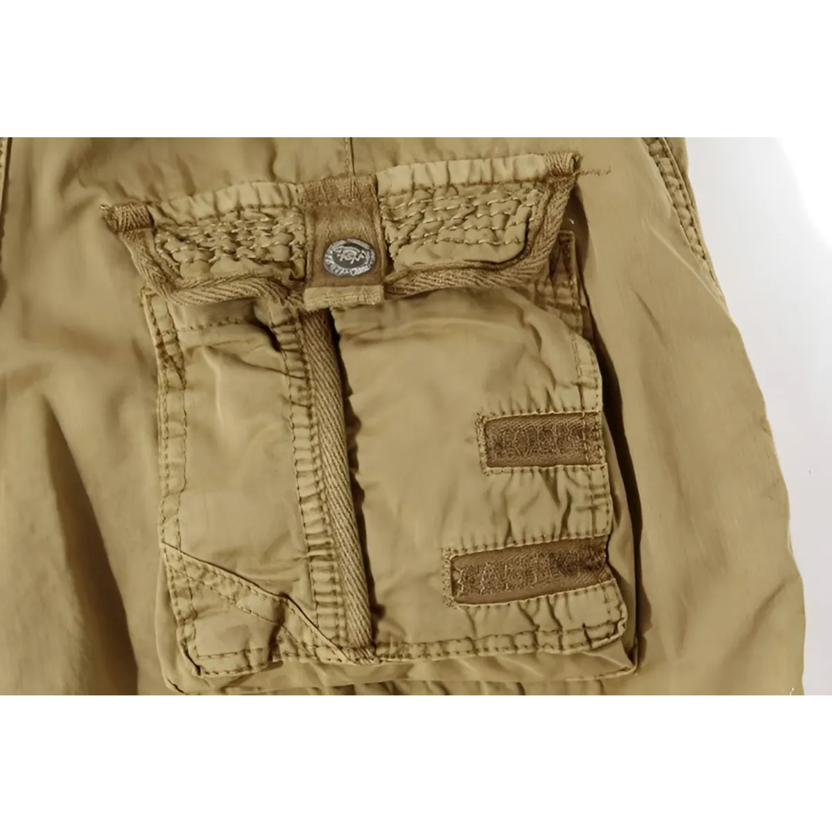 Patterned Art Textile Shorts