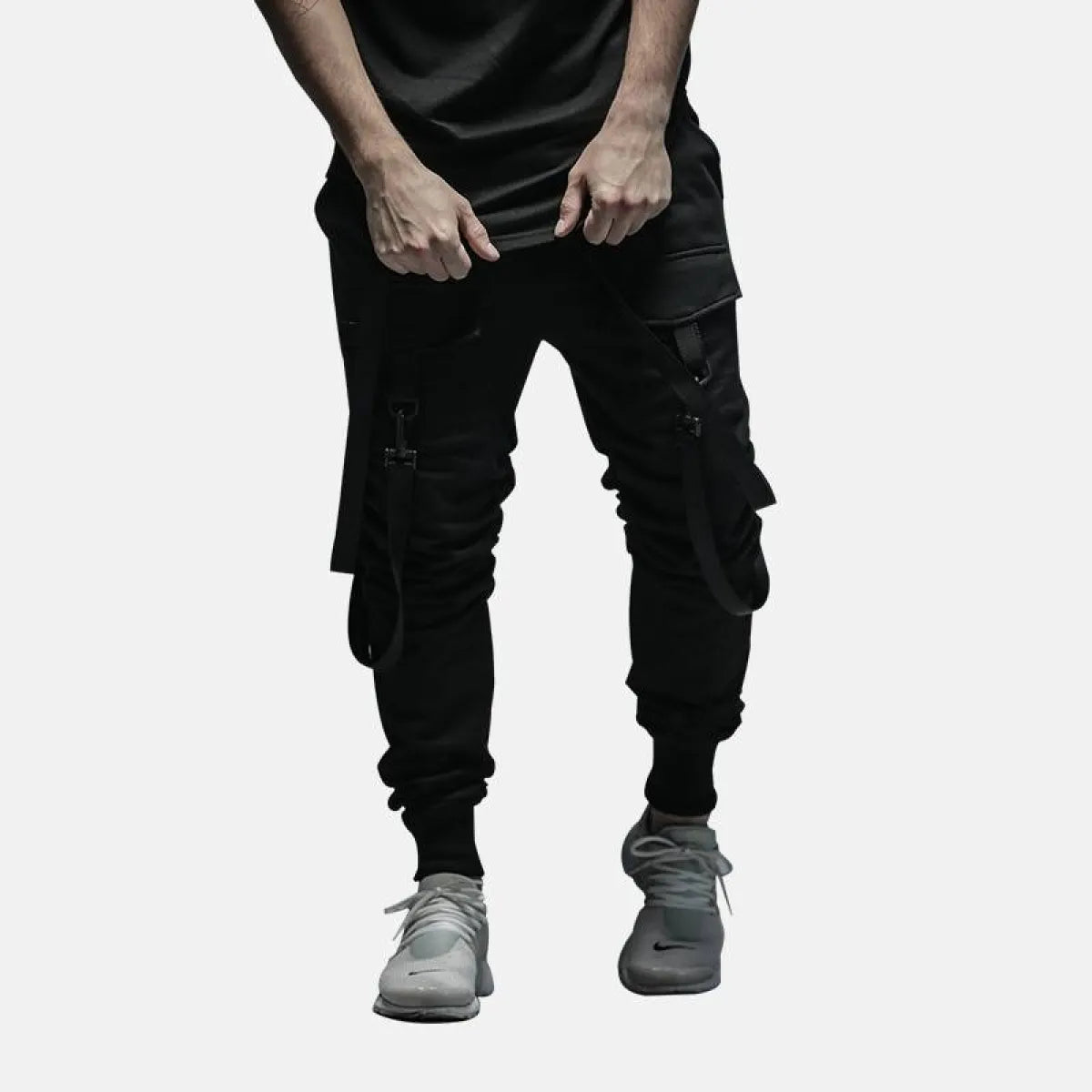 Patterned Cargo Sweatpants