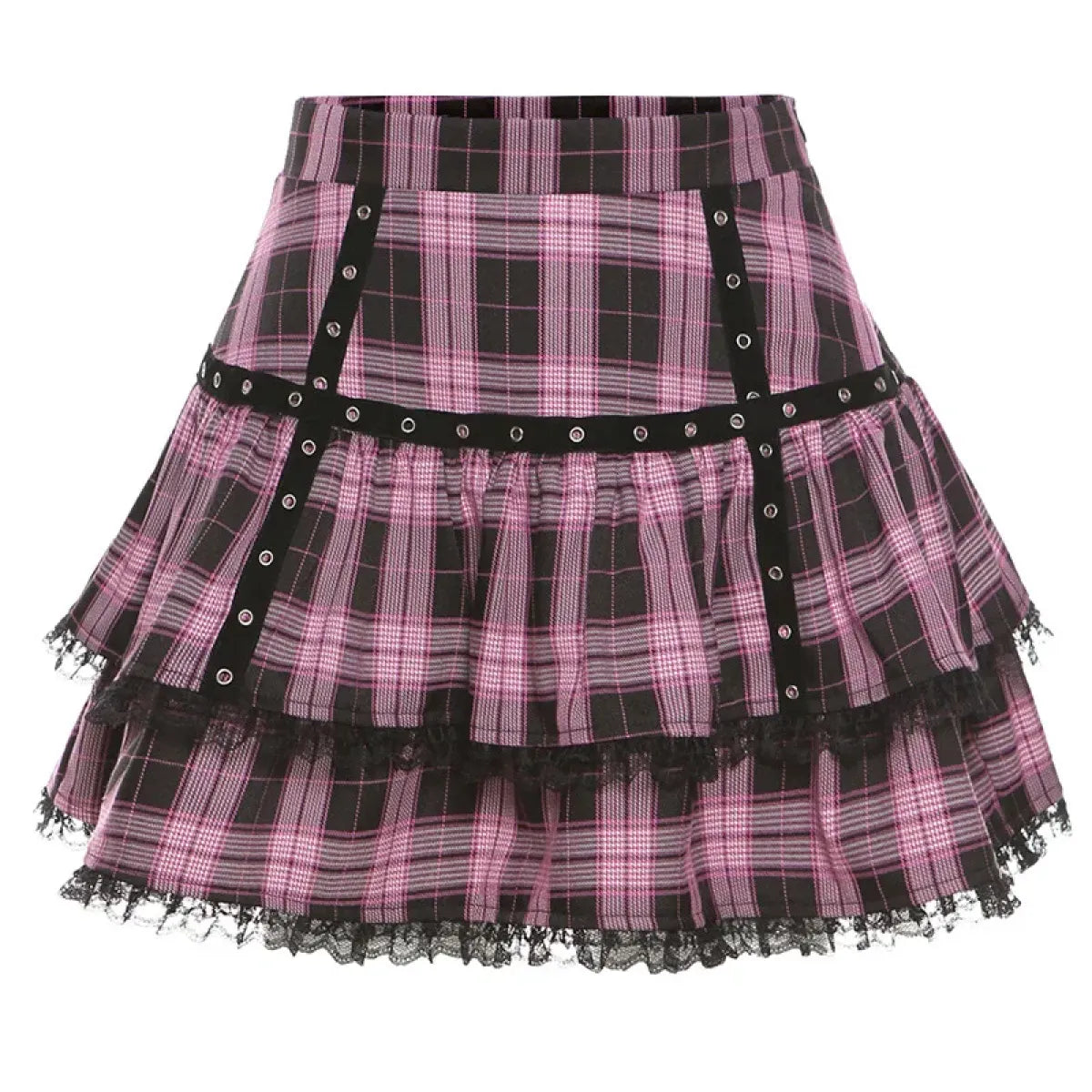 Lolita Plaid Mini Skirt β Gothic Harajuku