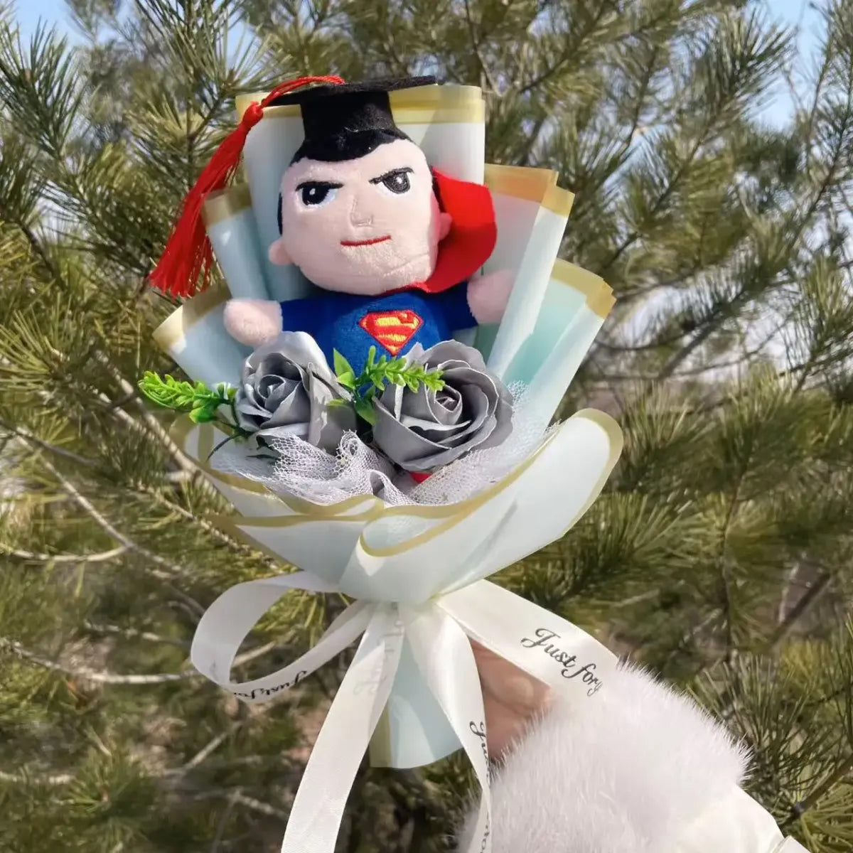 Superhero Plush Bouquet – Spider-Man & Captain America Gift Set