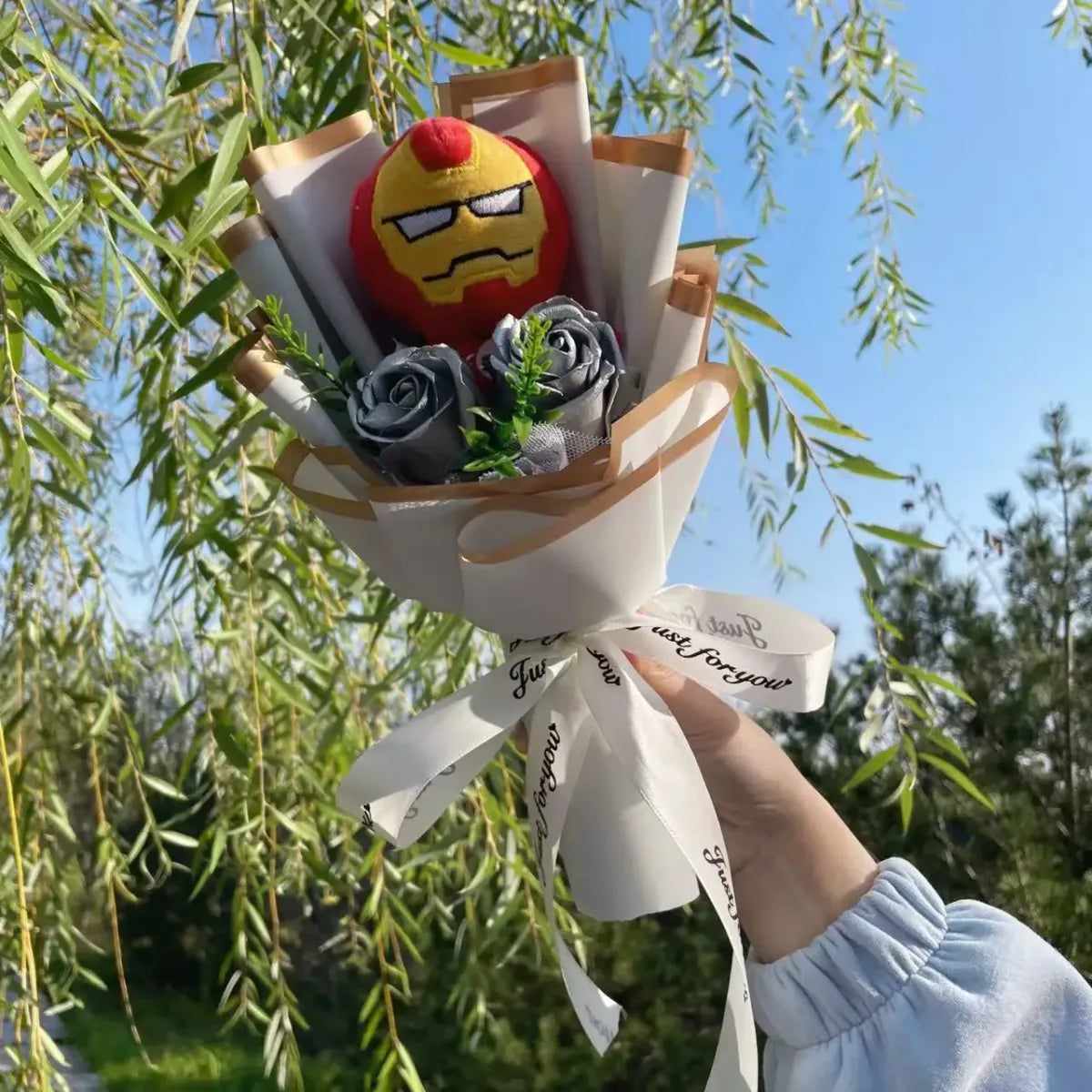 Superhero Plush Bouquet – Spider-Man & Captain America Gift Set