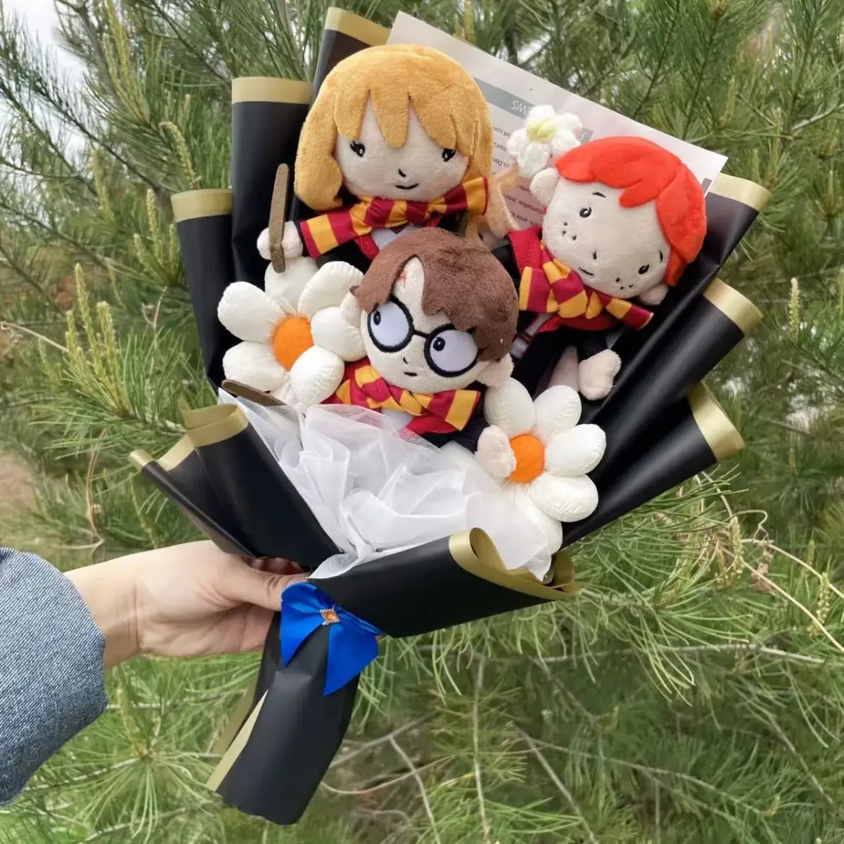 Harry Potter Plush Bouquet – Handmade Cute Graduation Gift for Fans