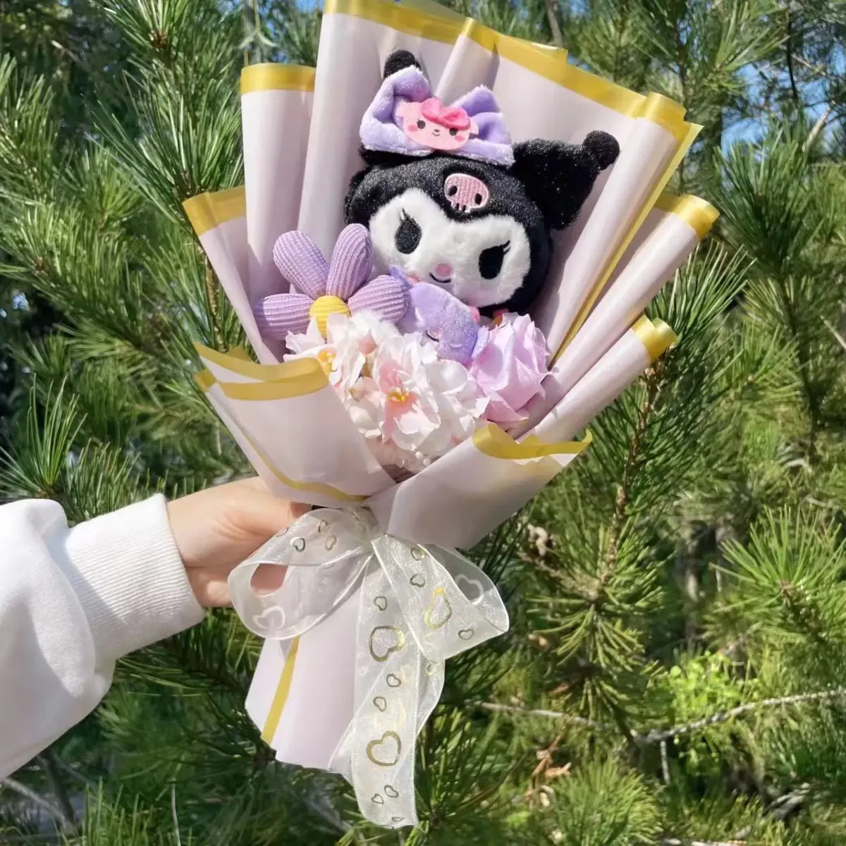 Kawaii My Melody & Hello Kitty Plush Bouquet β Sanrio Gift Flowers