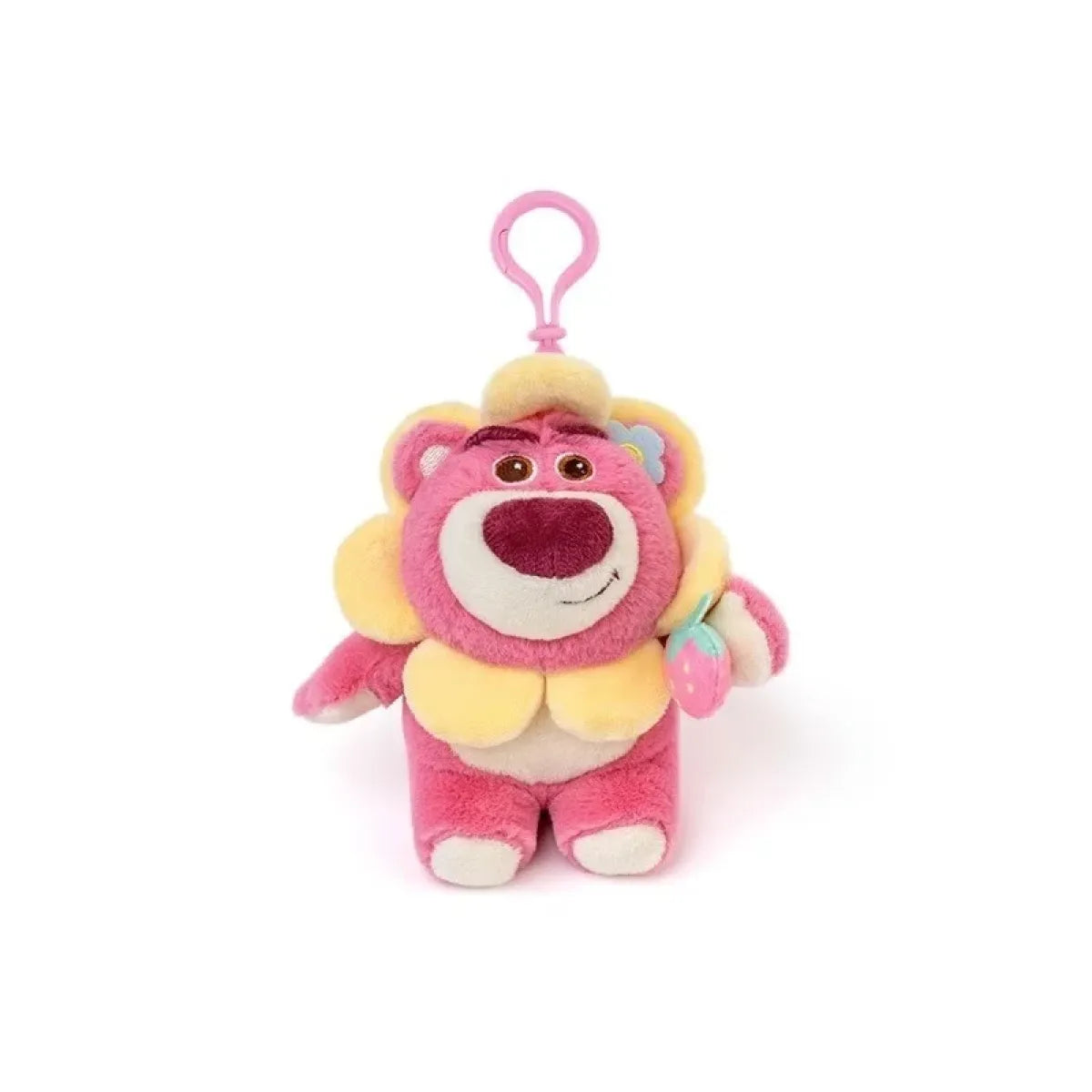 12cm Kawaii Stitch Plush Keychain – Blue & Purple Bag Charm Accessory