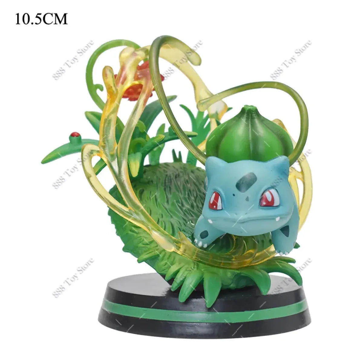 Pokemon Charizard, Squirtle, Bulbasaur, Vulpix Figures