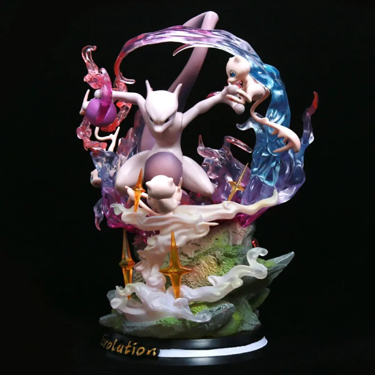 Pokemon Evolution Figures - Charizard, Eevee, Mewtwo, Gengar