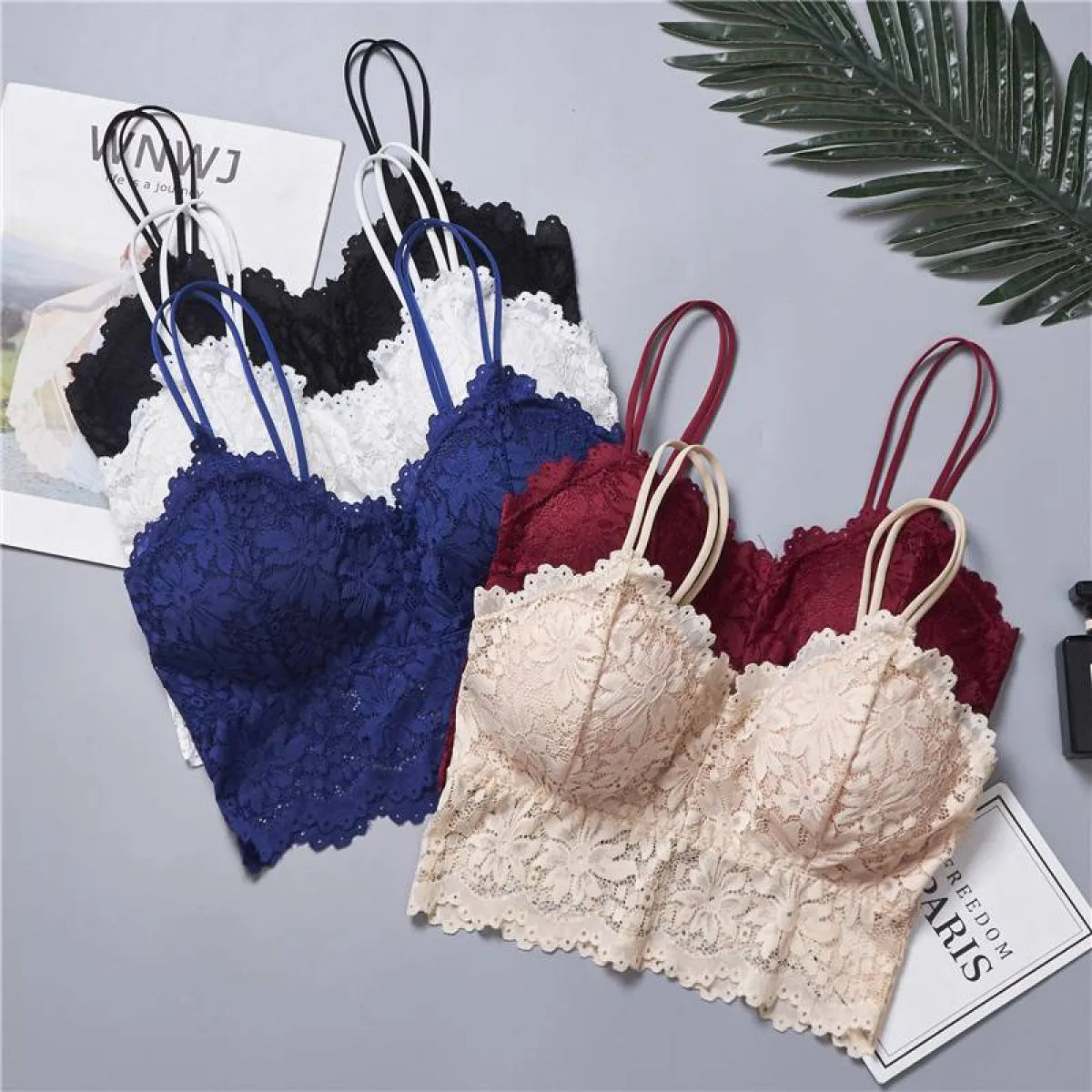 Lace V Neck Bralette