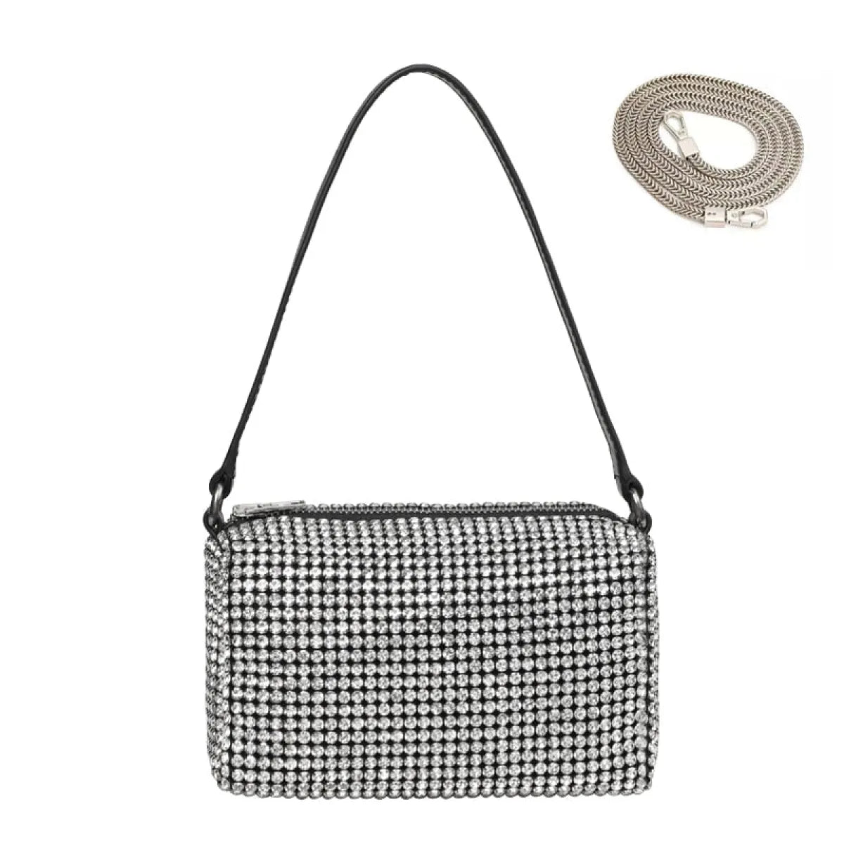 Rhinestone-Encrusted Handbag